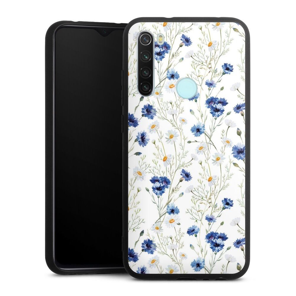 DeinDesign Handyhülle Muster Blume Blumen Flower Pattern 6, Xiaomi Redmi Note 8 Silikon Hülle Premium Case Handy Schutzhülle