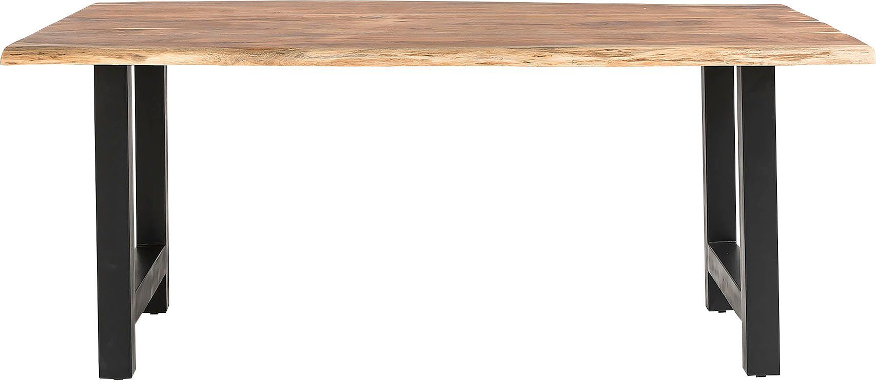 SalesFever Esstisch Minimalistischer Tisch, Geölt und doppelt gewachstes Massivholz