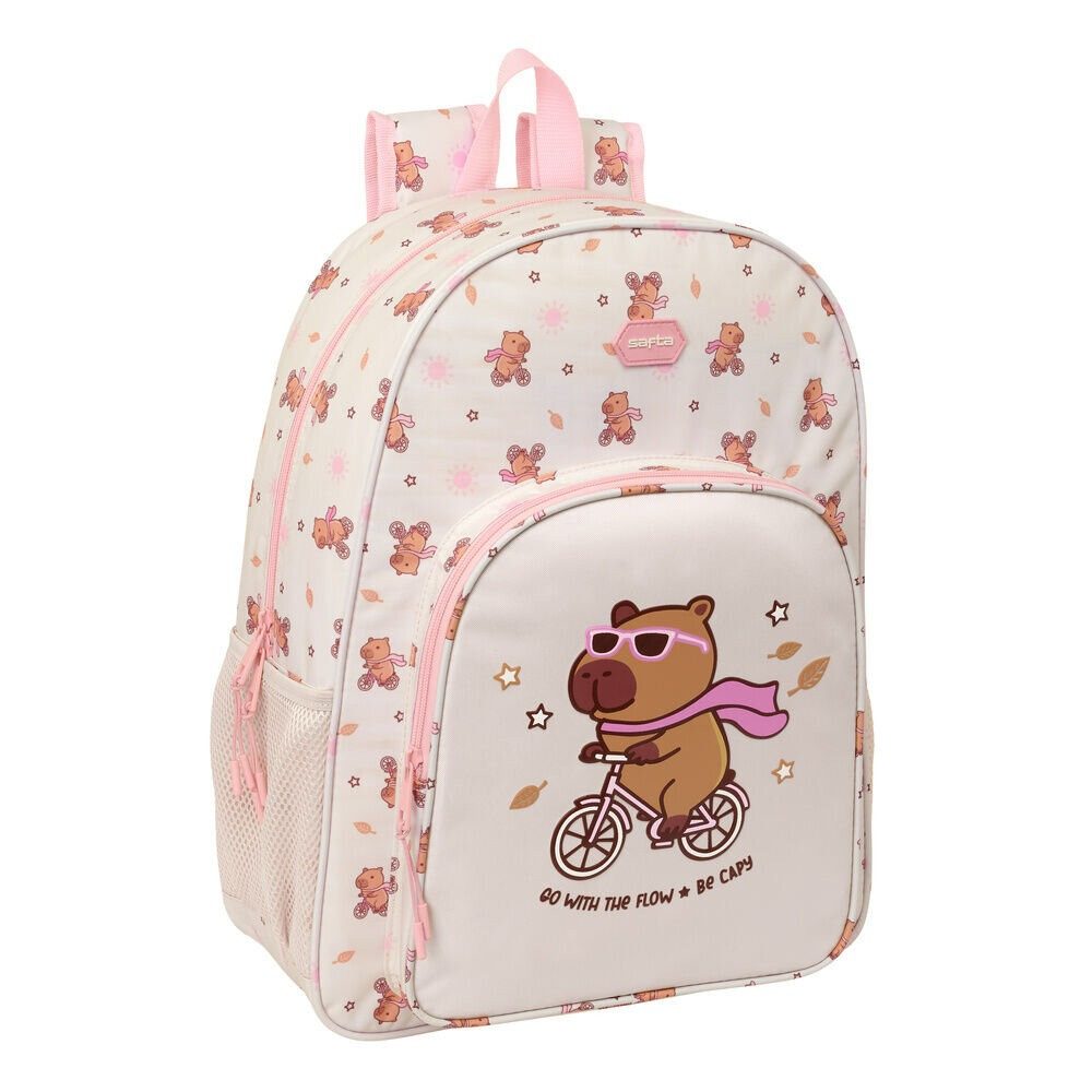 safta Kinderrucksack Capybara anpassbarer Rucksack 42cm