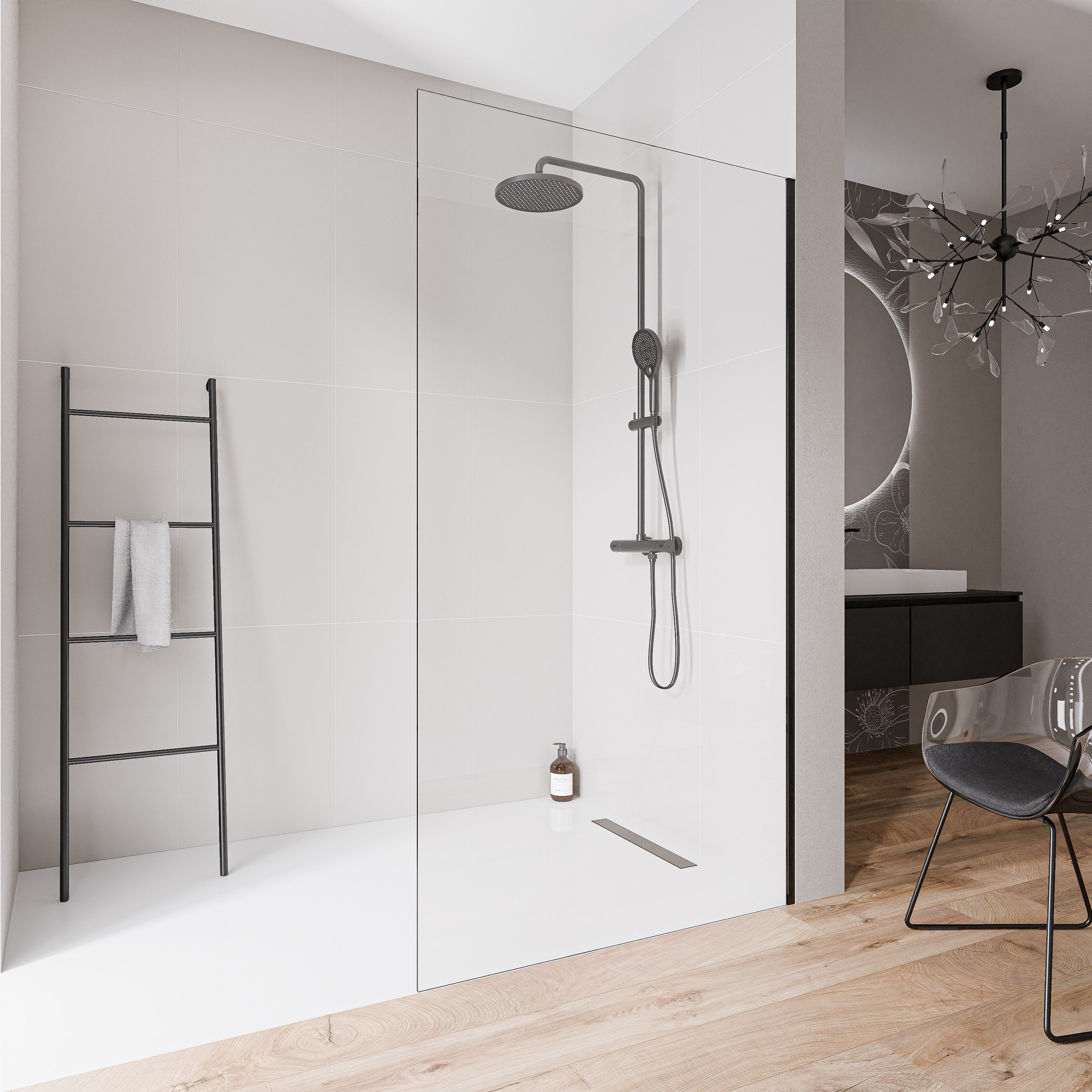 Bernstein Walk-in-Dusche EX102-2 70x220cm, (Einzelelement), 10 günstig online kaufen