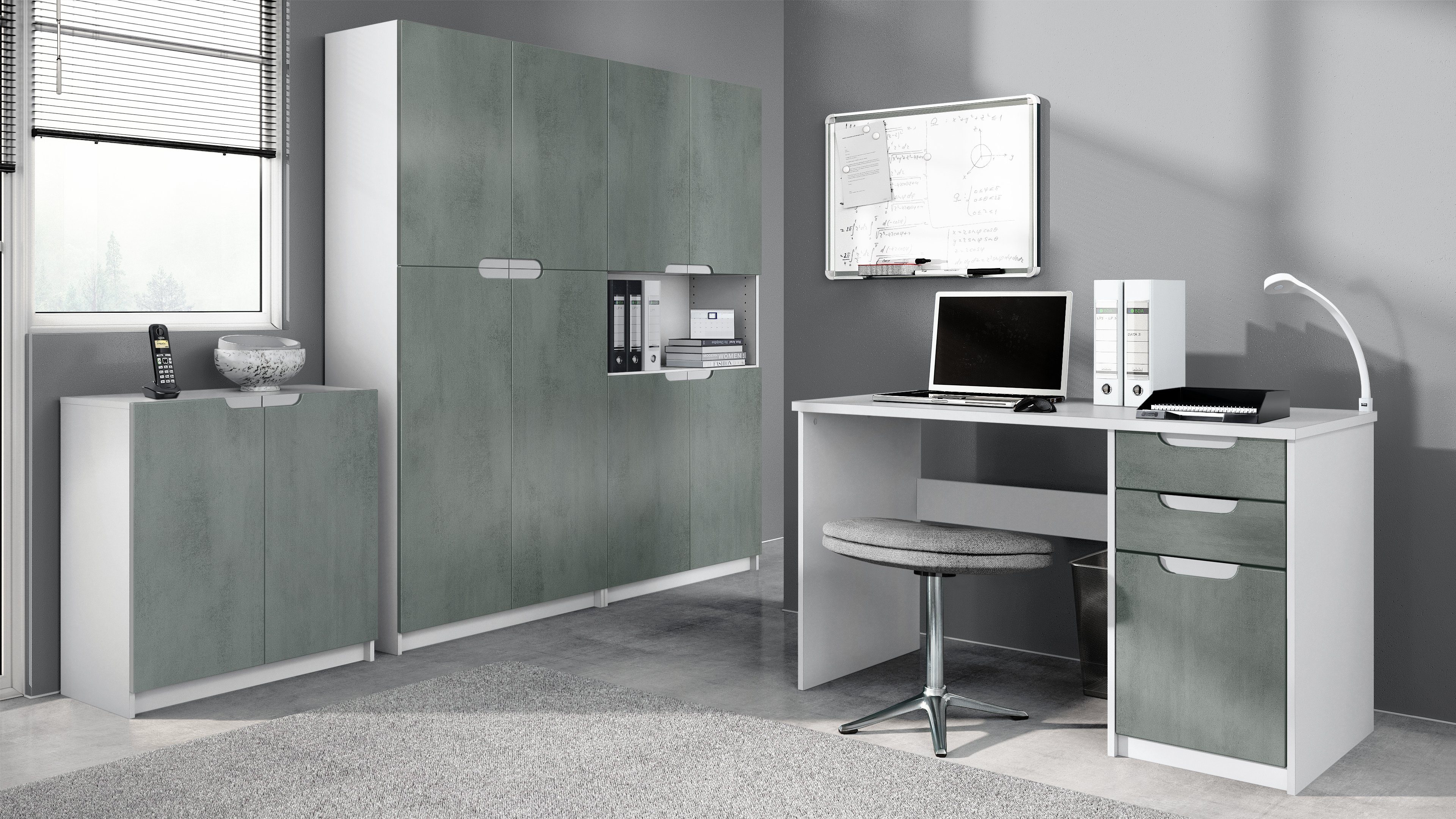 Vladon Aktenschrank Logan (Büromöbel-Set, mit 1 günstig online kaufen