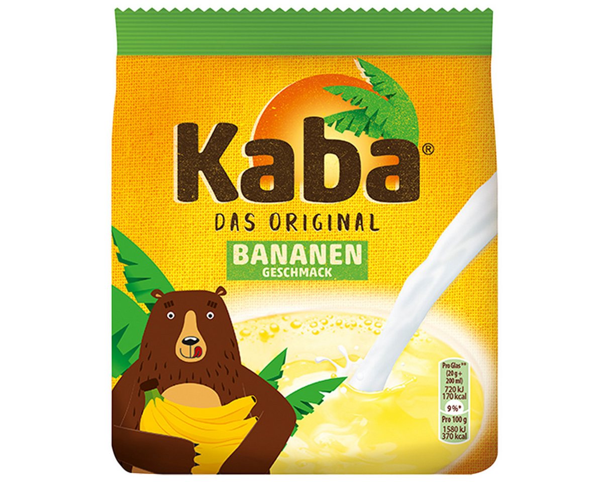 Kaba Kakao, Kaba das Original Getränkepulver Sorte Banane Nachfüllpack 400g
