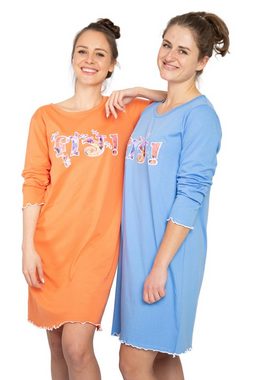 Consult-Tex Nachthemd Damen Nachthemd Big Shirt 2 Stück Packung DF855 (Spar Set, 2 Stück Packung, 2er-Pack) bequem zu tragen, hautschonend