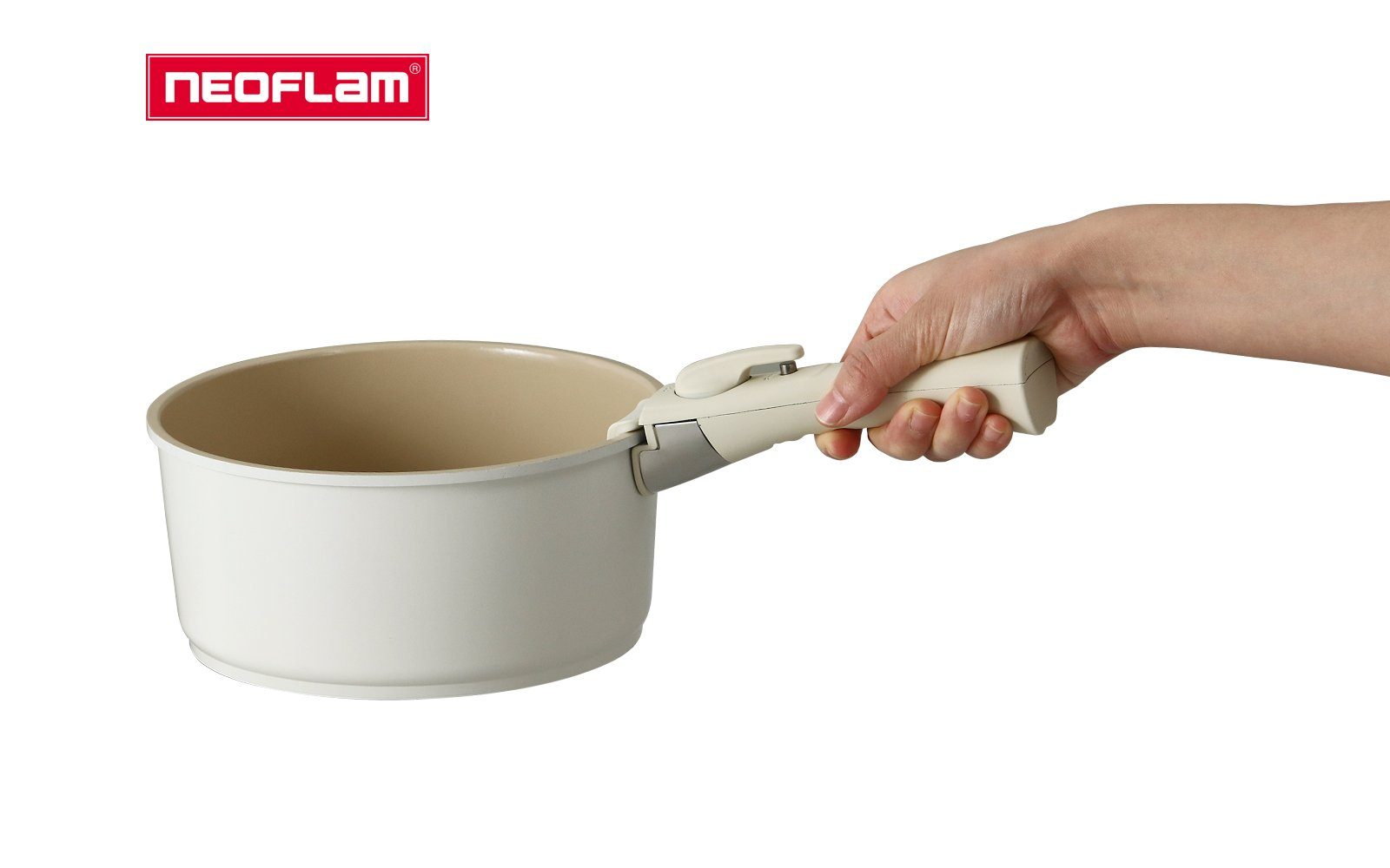 NEOFLAM® Pfannen-Set MIDAS Plus 8 tlg. Set - Sand, (8-tlg)