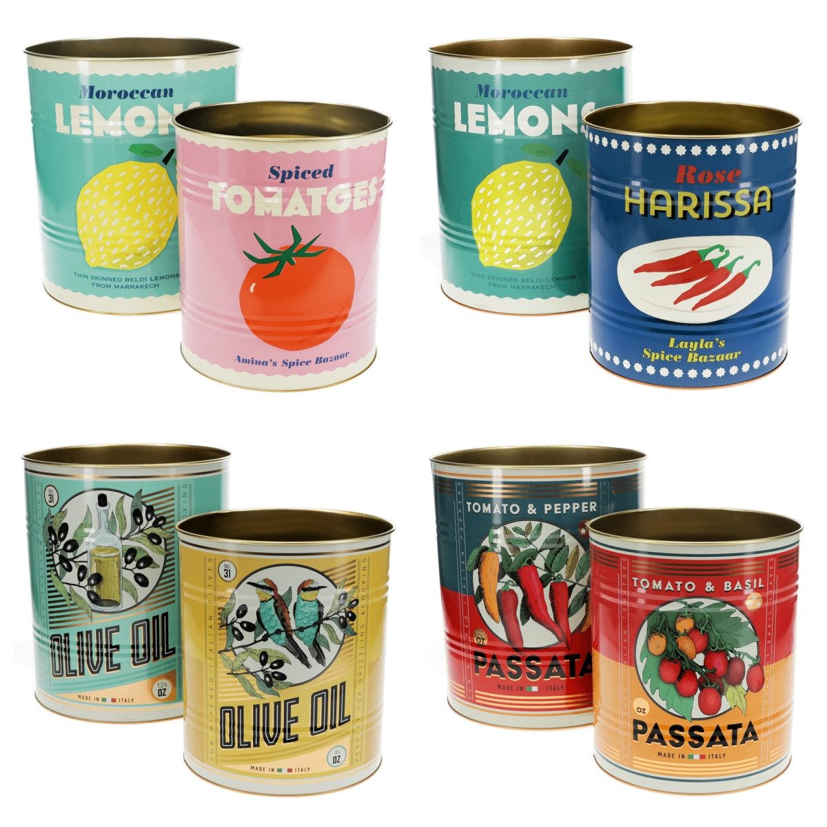 Rex London Aufbewahrungsbox Aufbewahrungsdose Large Retro günstig online kaufen