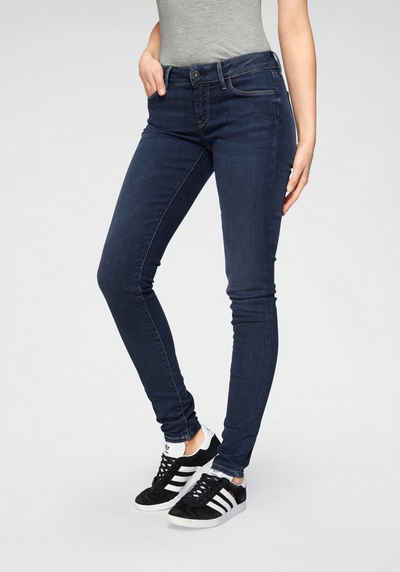 Pepe Jeans Skinny-fit-Jeans SOHO im 5-Pocket-Stil mit 1-Knopf Bund und Stretch-Anteil