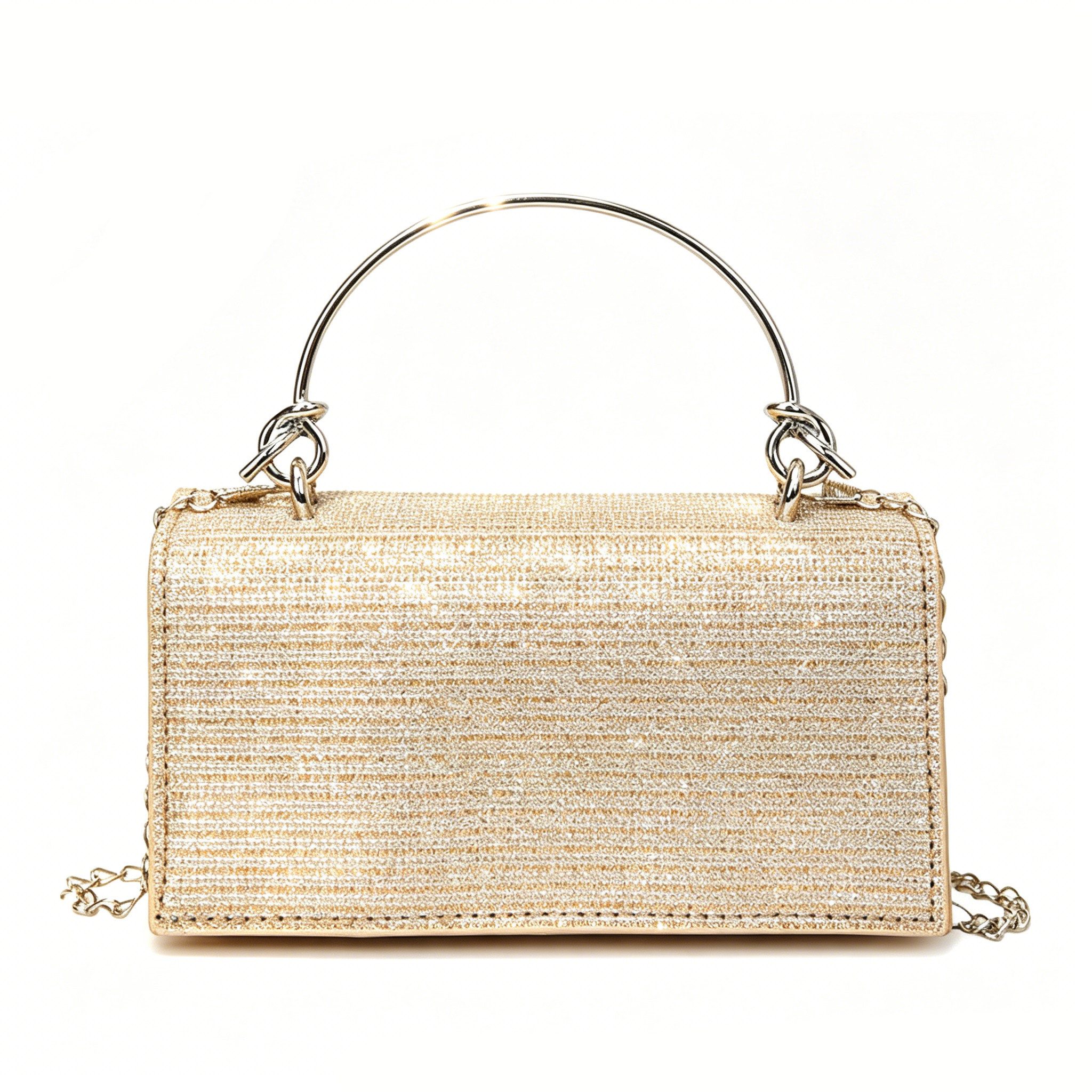 Zaewry Abendtasche Damen Glitzer-Abendtasche, Pailletten-Handtasche, Damen Schultertasche mit Kette, Stylische Abendtasche