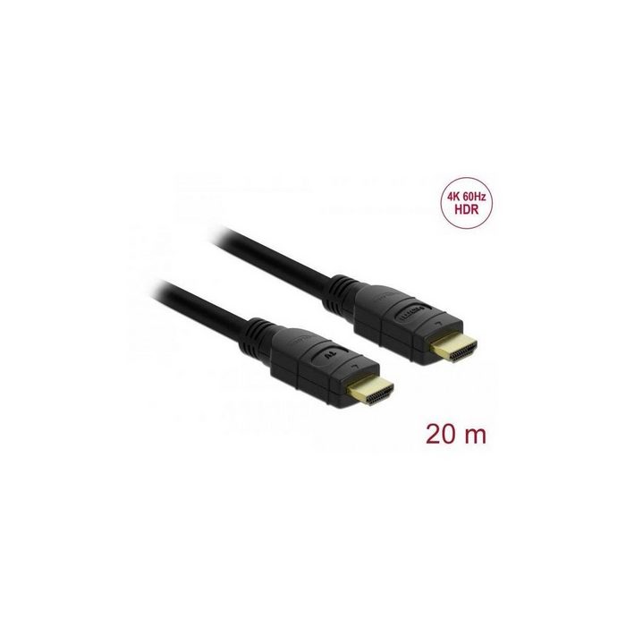 Delock Aktives HDMI Kabel 4K 60 Hz 20 m Computer-Kabel
