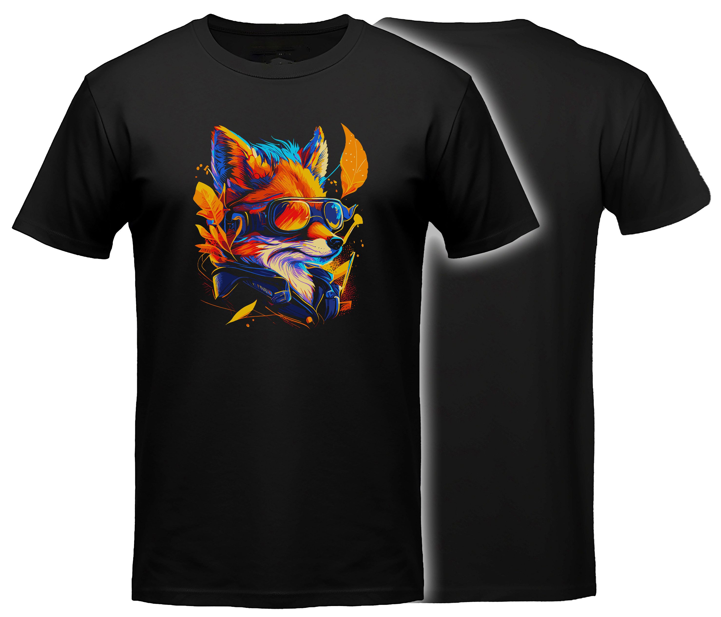 T-Shirt mit coolem Fuchs print