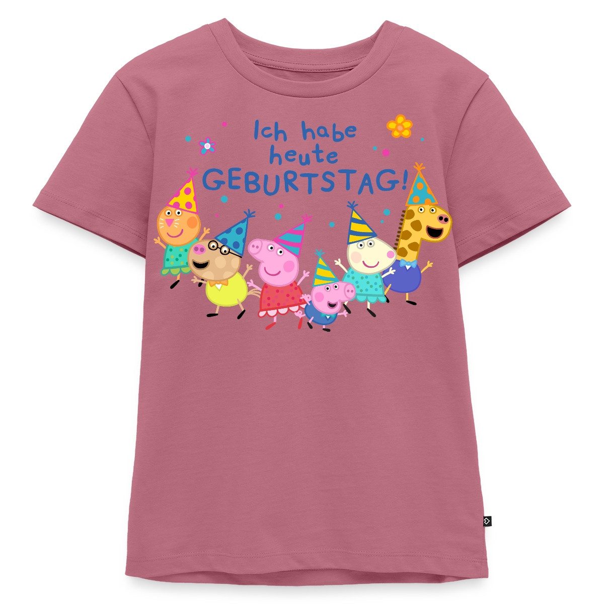 Spreadshirt T-Shirt Peppa Pig Geburtstagsdesign Mit Spruch Kinder Premium T-Shirt (1-tlg)
