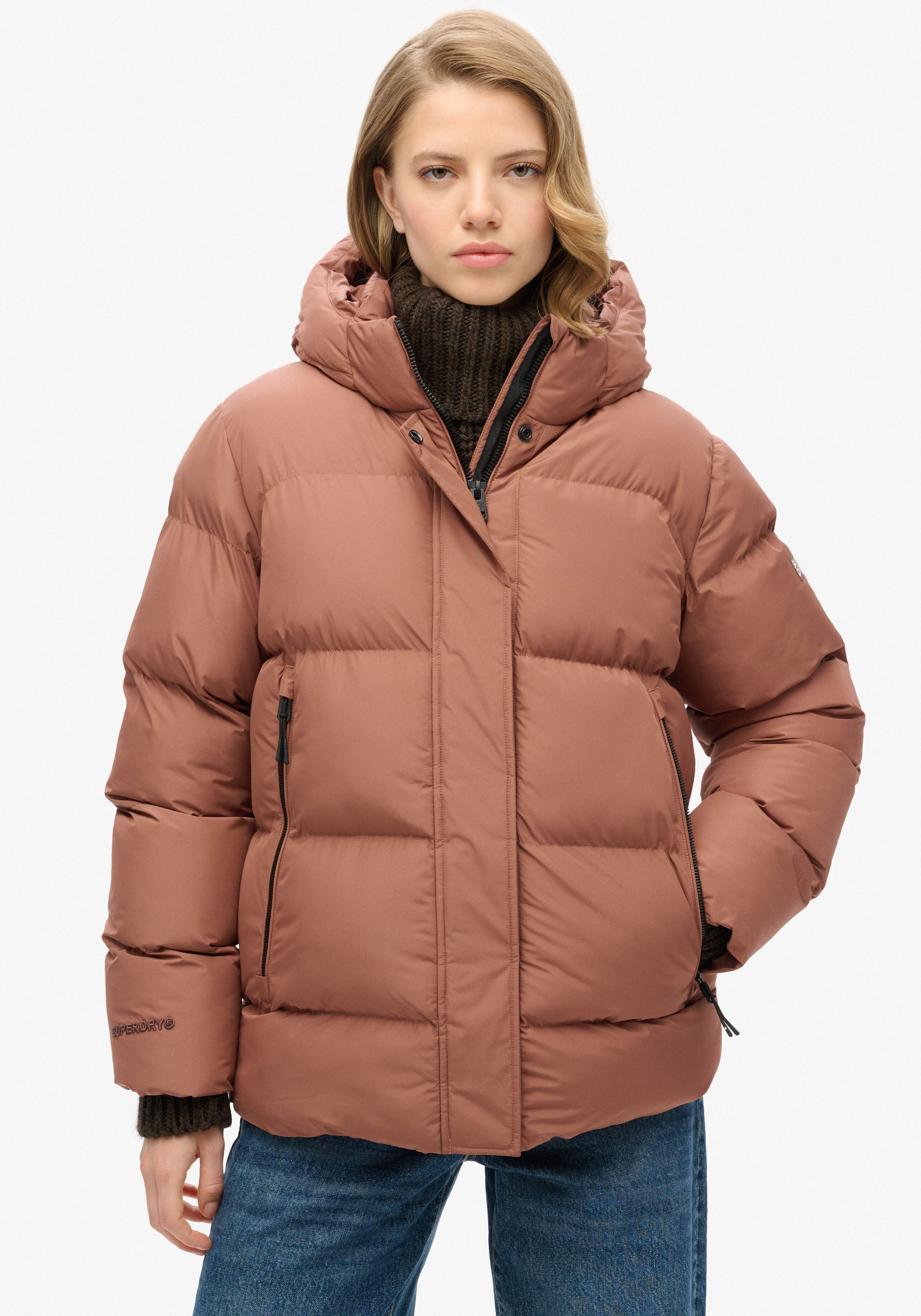 Steppjacke HOODED 5 BAFFLE SPORTS PUFFER