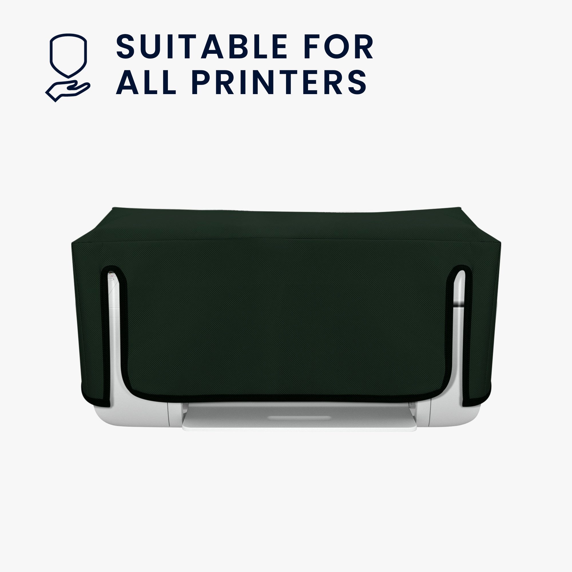 kwmobile Abdeckhaube kwmobile Cover kompatibel mit HP DeskJet 2755e / DeskJet 2720e / 2710e, 1x Universal Kopfhörer Haken für In-Ear Headphones