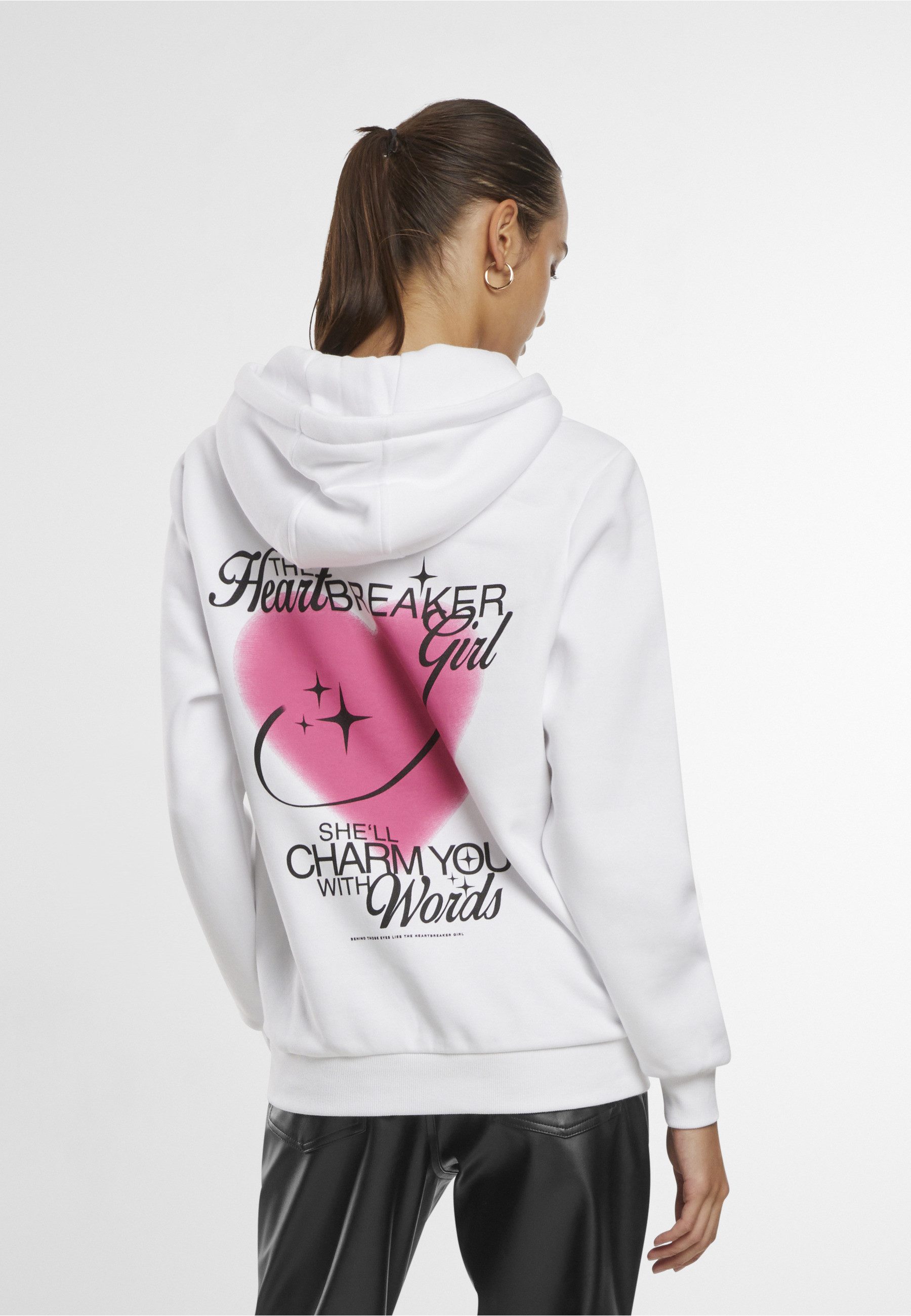Miss Tee Kapuzensweatshirt Miss Tee Heartbreaker Girl Ladies Fluffy Hoody