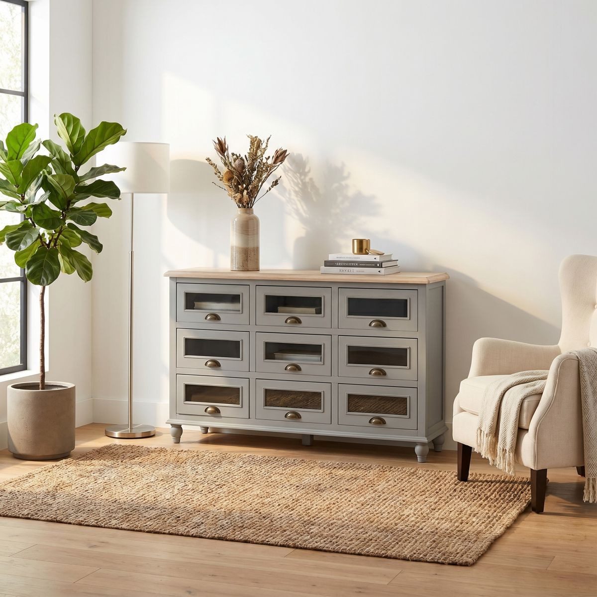 Ambiente Haus Sideboard Residenz Sideboard / Schubladen (1 St)