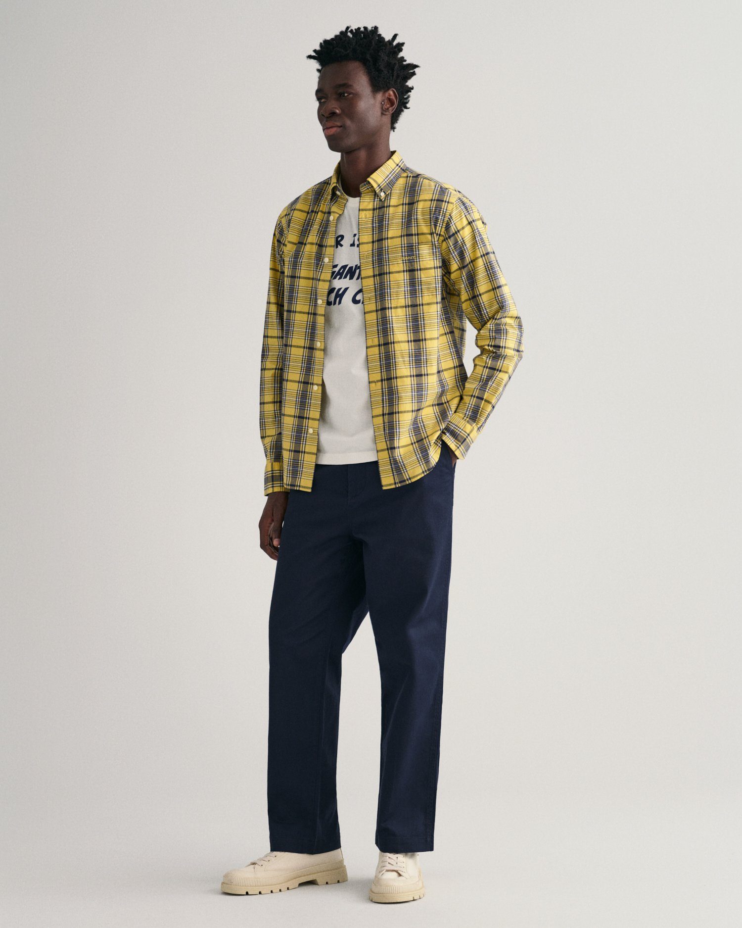 Gant Karohemd Regular Fit Popeline Karohemd