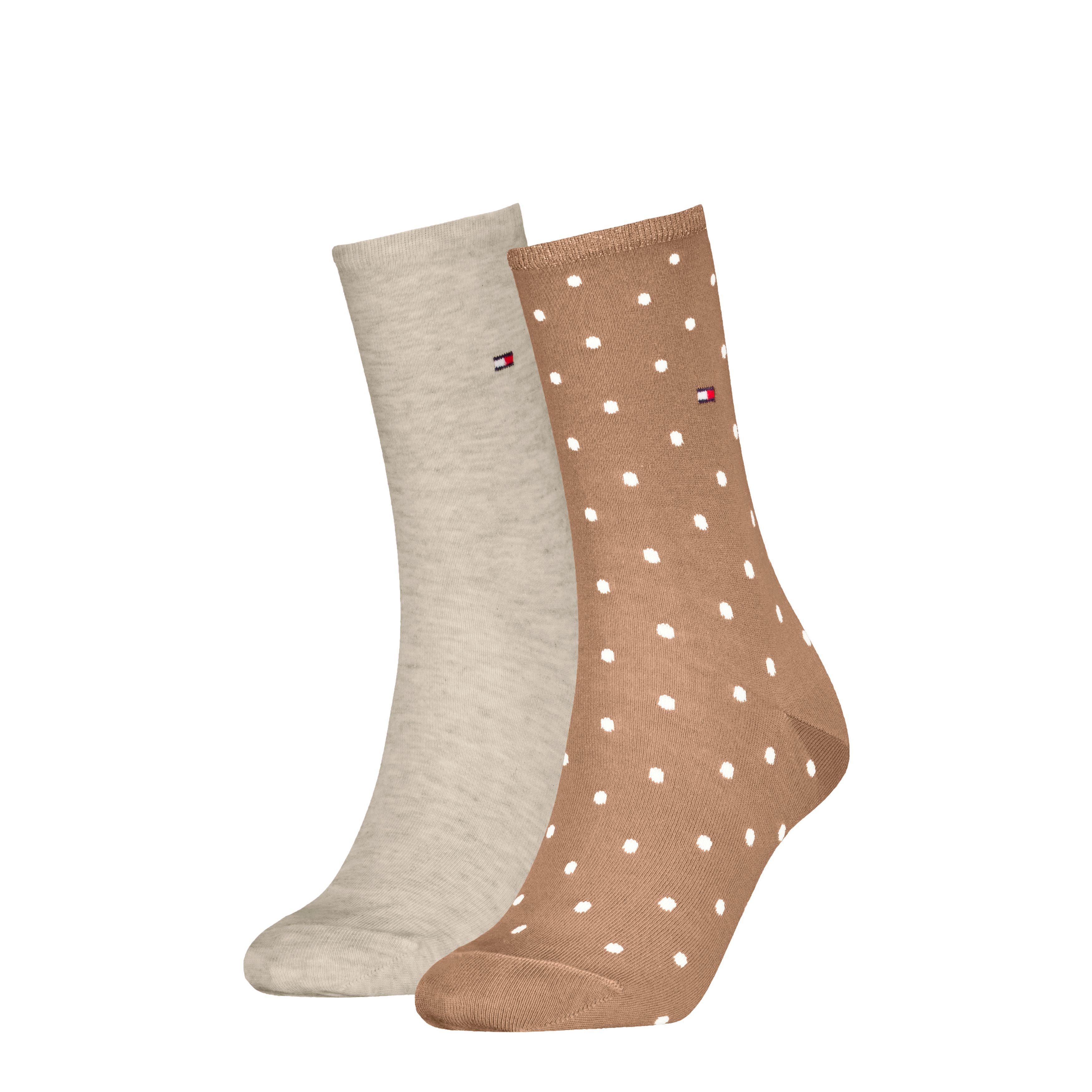 Tommy Hilfiger Socken TH WOMEN SOCK DOT 2P (2-Paar, 2 Paar) mit feinem Ripp günstig online kaufen