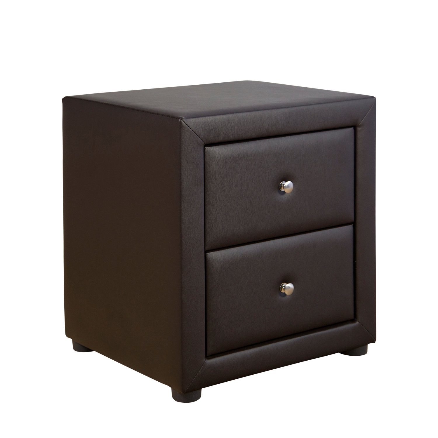 Homestyle4u Nachttisch Nachtschrank Schlafzimmer Braun Beistelltisch günstig online kaufen