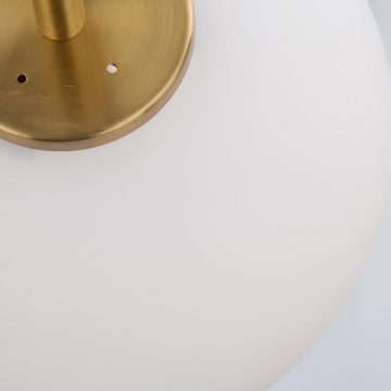 Nova Luce Hängeleuchte Pendelleuchte Lato in Weiß und Gold E14 158mm, keine Angabe, Leuchtmittel enthalten: Nein, warmweiss, Hängeleuchte, Pendellampe, Pendelleuchte