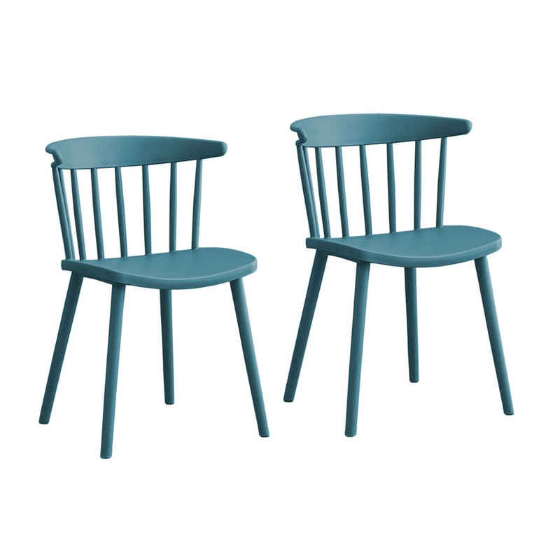 HTI-Living Küchenstuhl Stuhl Tovik 2er-Set (Set, 2 St), Küchenstuhl Esszimmerstuhl Kunststoffstuhl Bistrostuhl