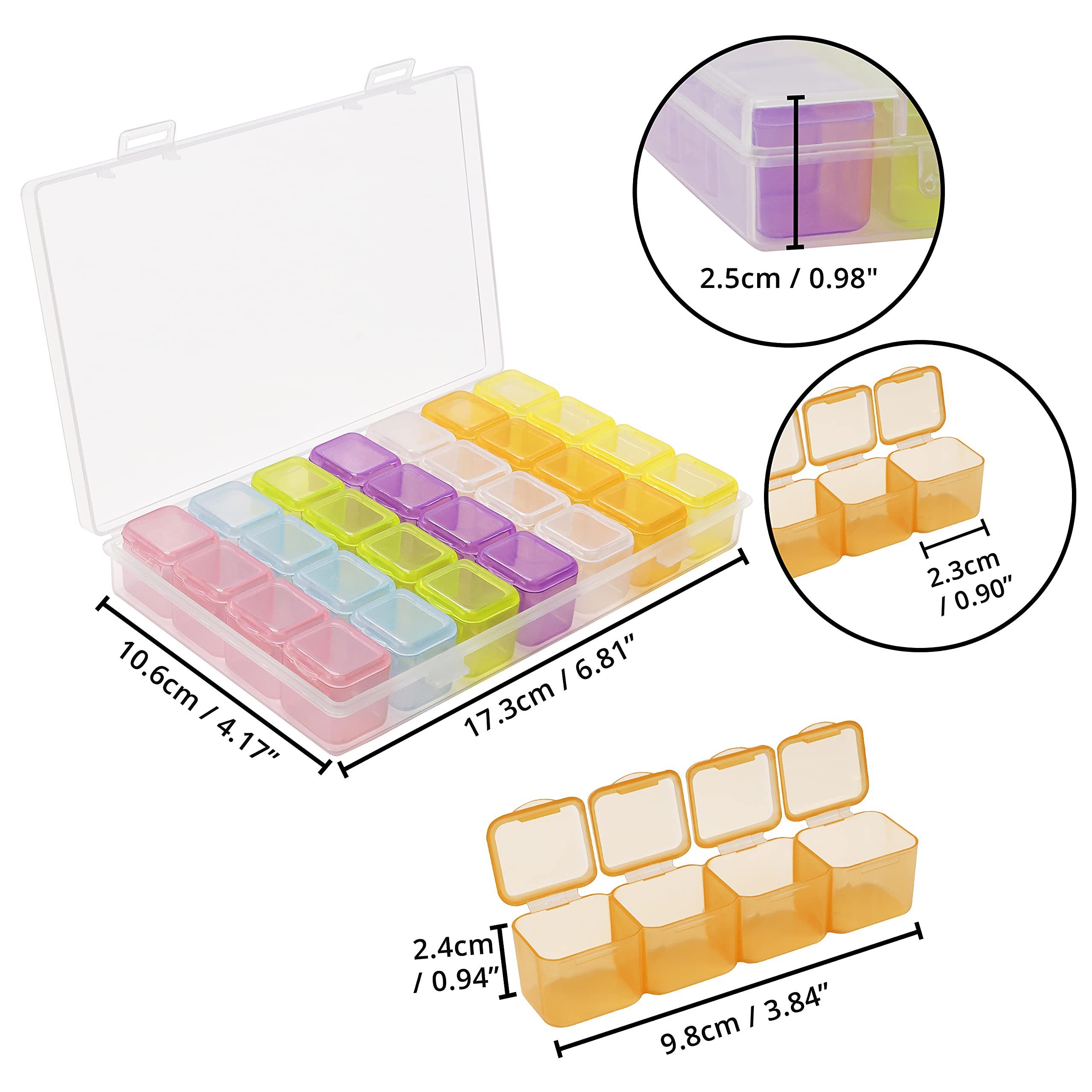 Belle Vous Aufbewahrungsbox Perlenbox (5er Pack) günstig online kaufen