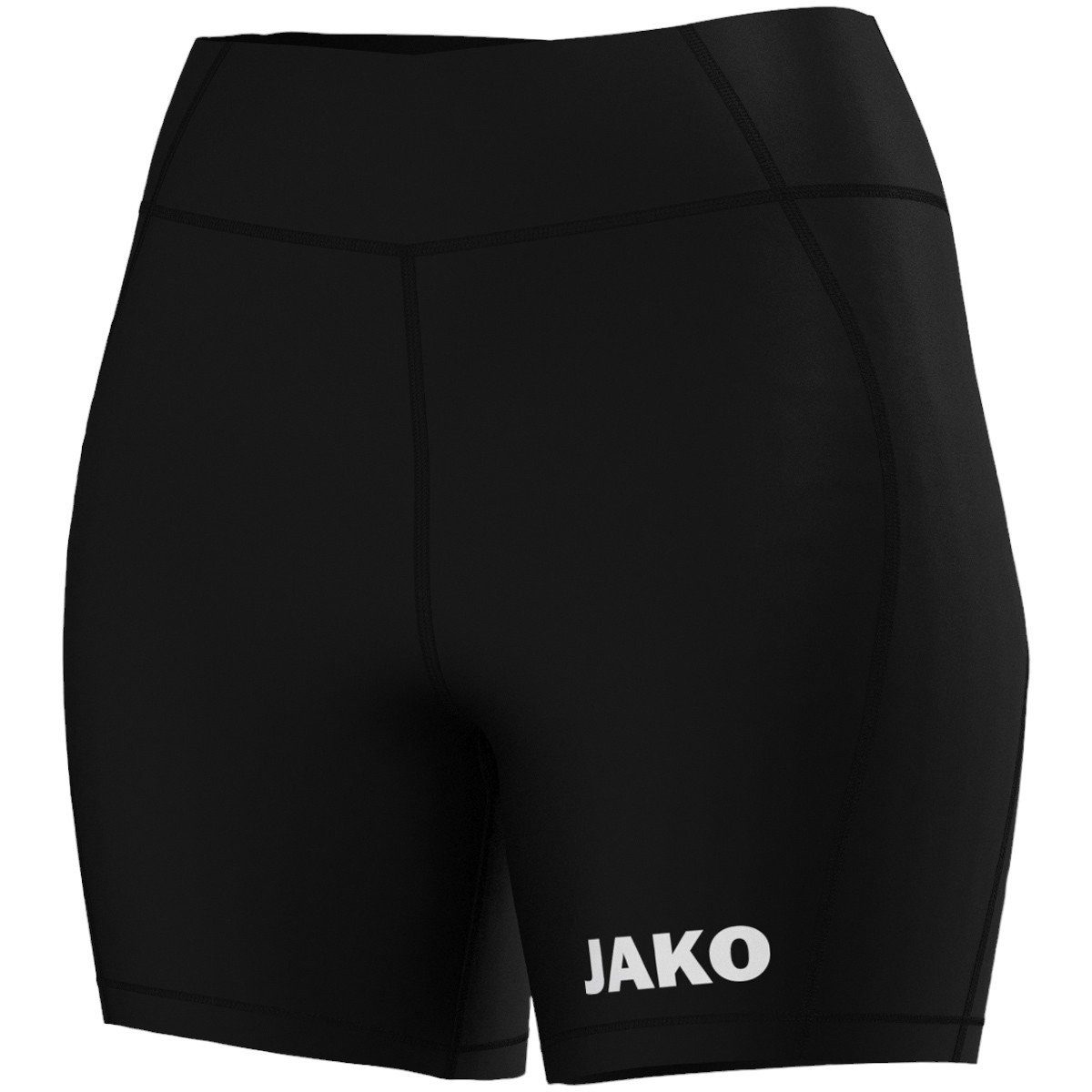 Trainingshose Indoor Tight Power (Polyester-Stretch-Jersey) kurz schwarz Damen