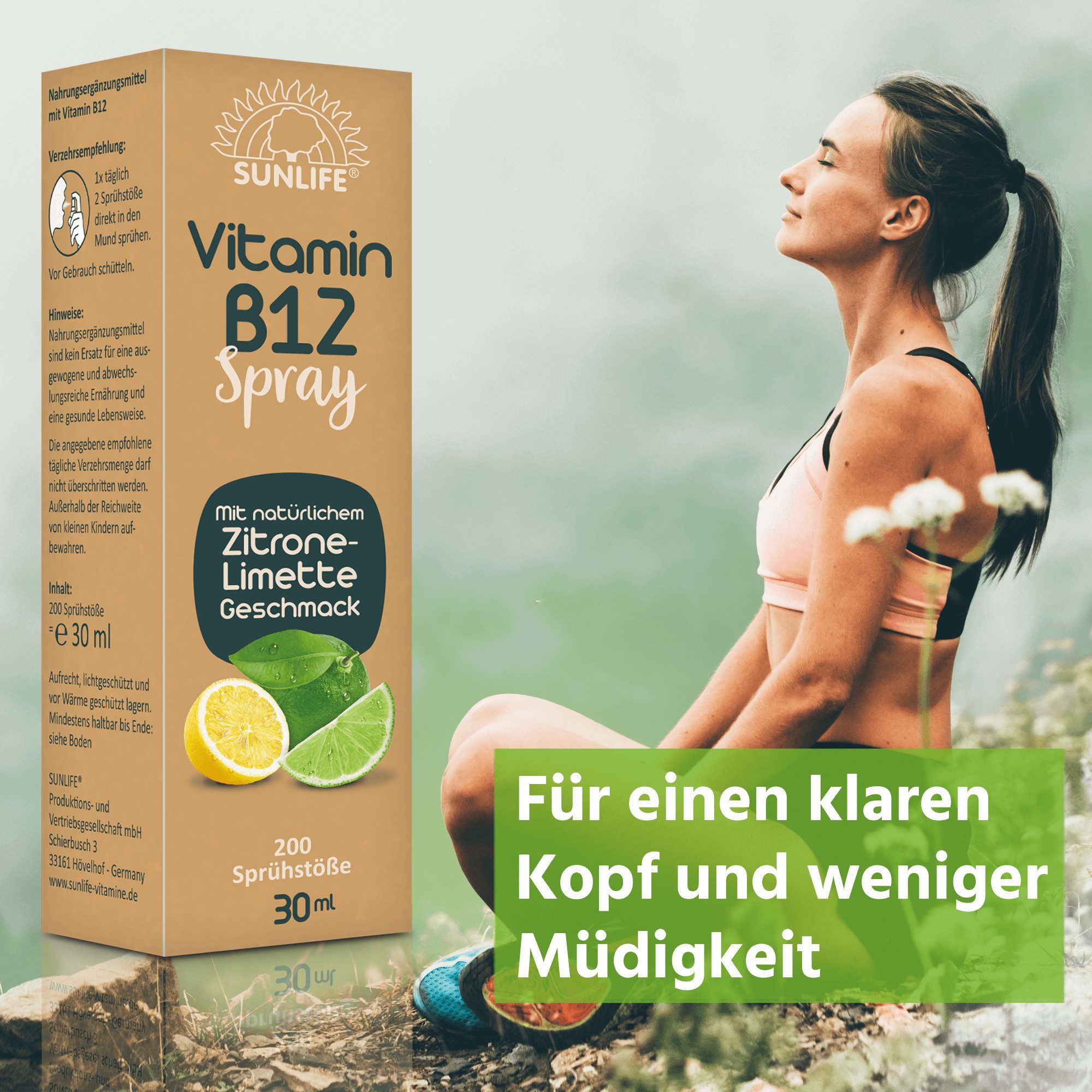 SUNLIFE Mundspray SUNLIFE® Vorteils-Pack Mix Vitamin B12 + D3 + Multivitamin Spray