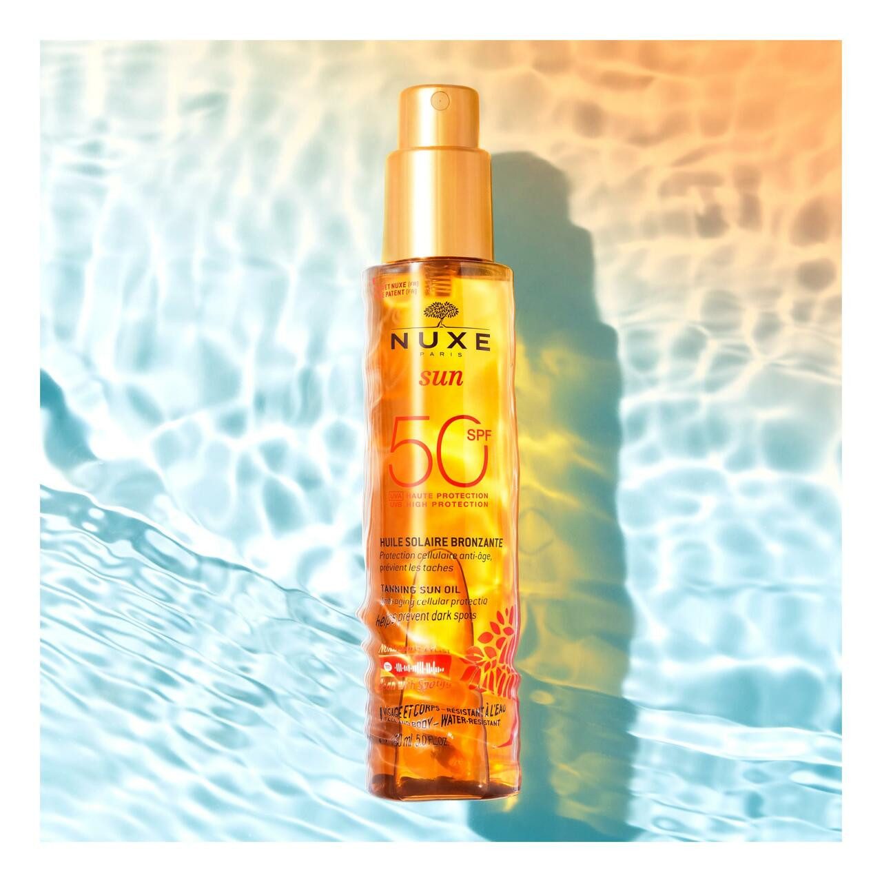 Nuxe Sonnenschutzöl Sun Huile Solaire Bronzante SPF 50, für Alle Hauttypen