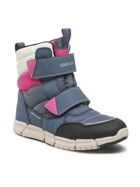 Geox Schneeschuhe J Flexyper G. B Abx B J16APB 0FU50 C4117 D Avio/Fuchsia Schnürschuh