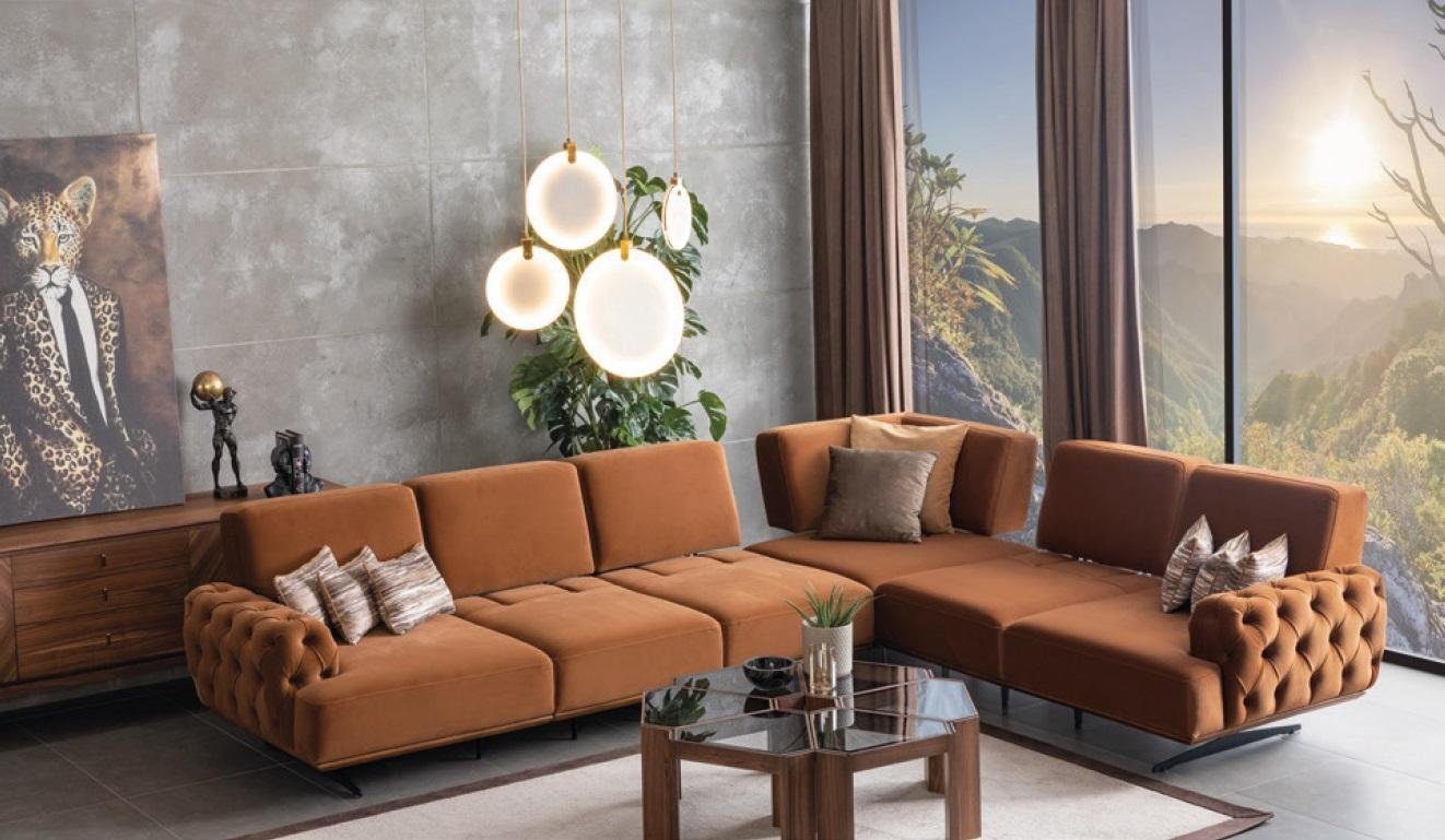 Modern JVmoebel L-Form Ecksofa, Garnitur Sofa Design Couch Sofas Ecksofa Wohnlandschaft