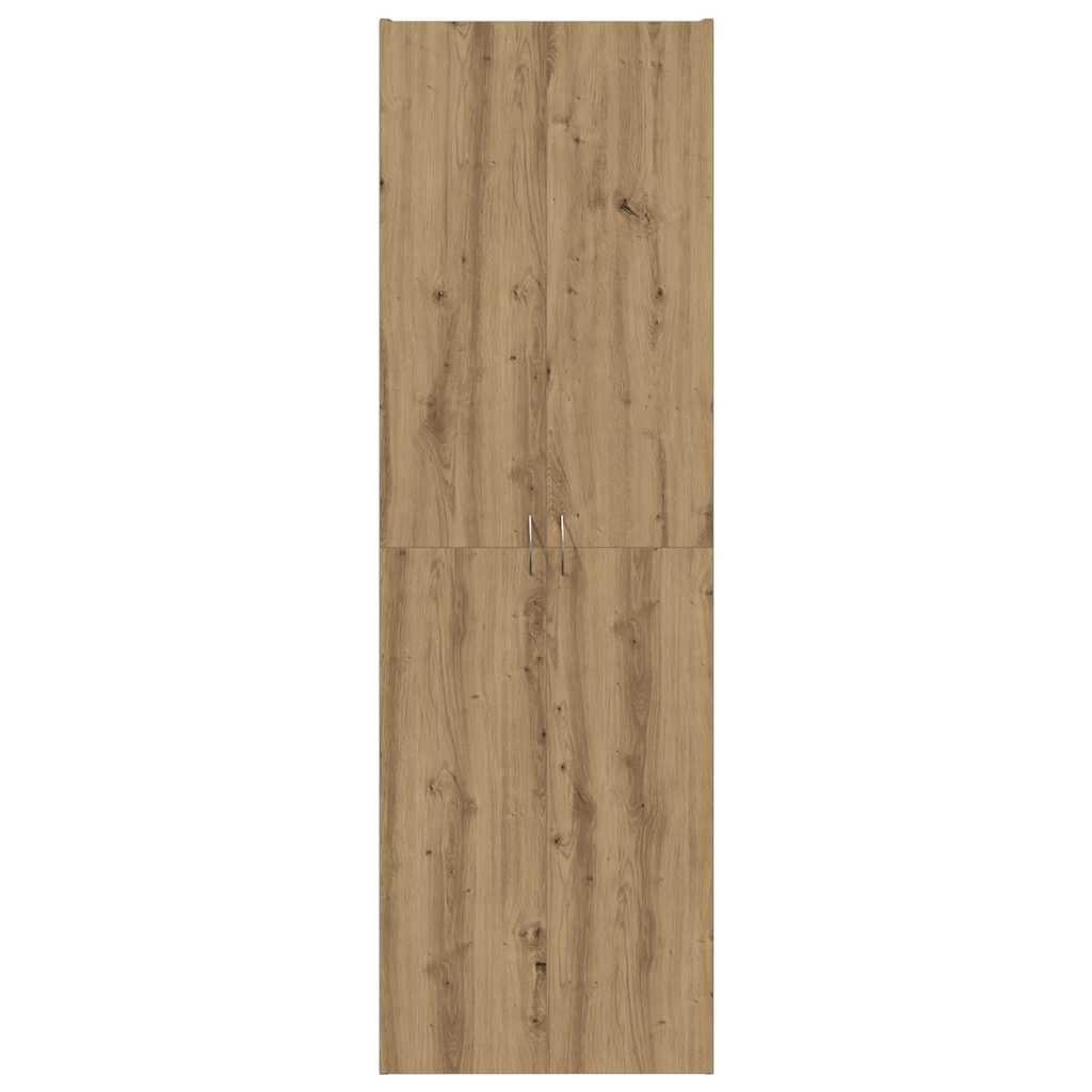 vidaXL Aktenschrank Highboard Artisan-Eiche 60x32x190 cm Holzwerkstoff (1-St)