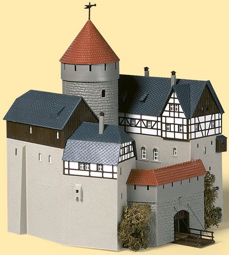 Image of Auhagen Modelleisenbahn-Gebäude »Burg Lauterstein«, Spur H0, TT, N, Made in Germany