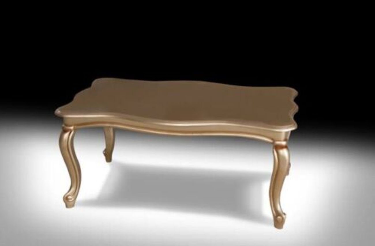 Luxus (1-St., Europa Couchtisch Beistelltisch Made in Holz nur Couchtisch), Goldener Couchtisch JVmoebel Tisch 1x Kaffeetisch