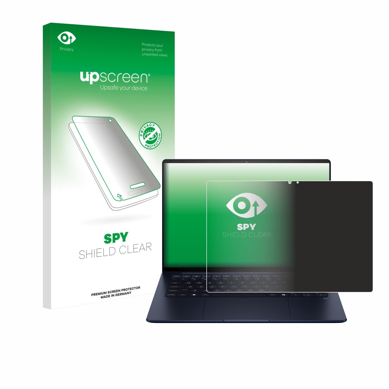 upscreen Displayschutzfolie Sichtschutzfolie für HP EliteBook Ultra 14 G1i, Anti-Spy Privacy Sichtschutz Blickschutzfolie Blaulicht-Schutz