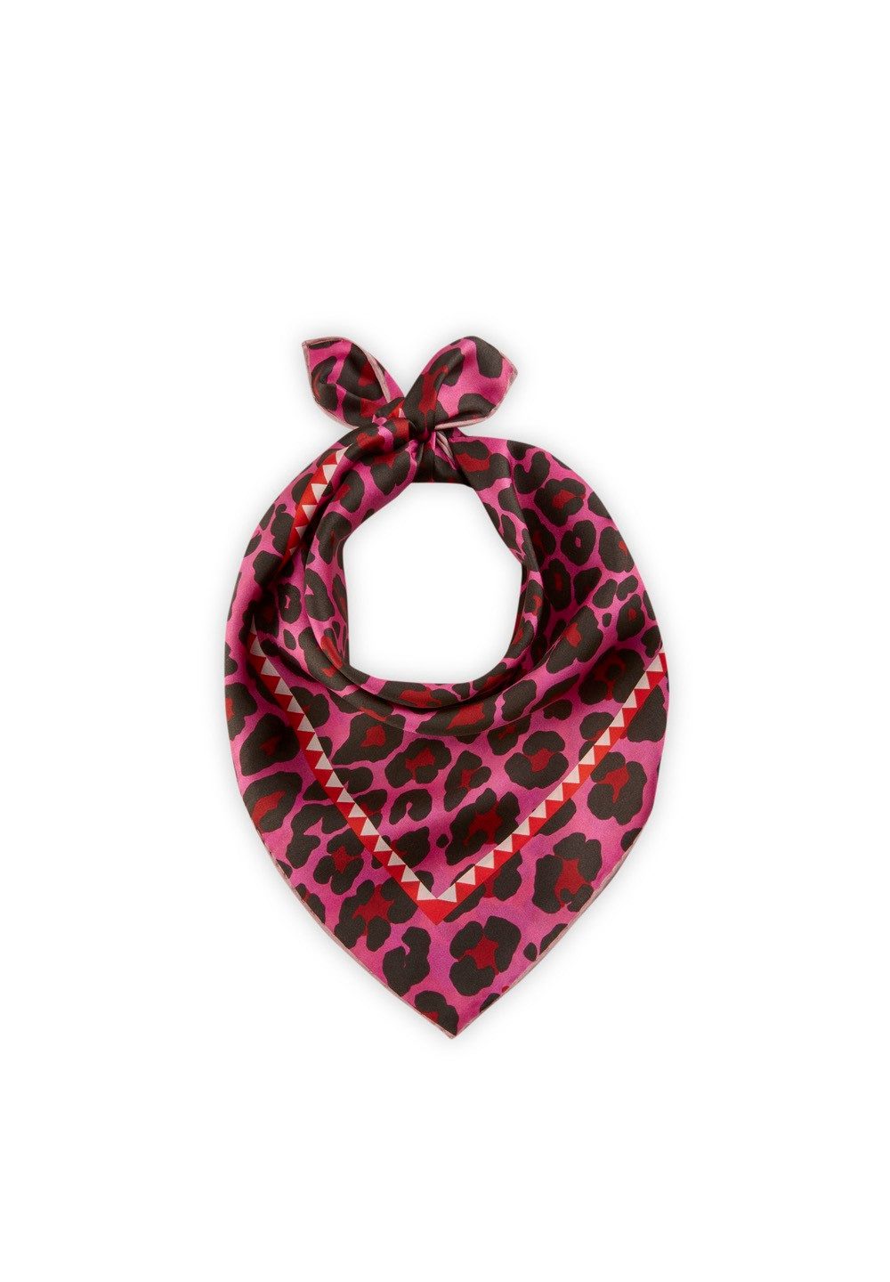 Codello Nickituch Codello Nickituch aus Seide mit Leo-Muster, Handrolliert günstig online kaufen