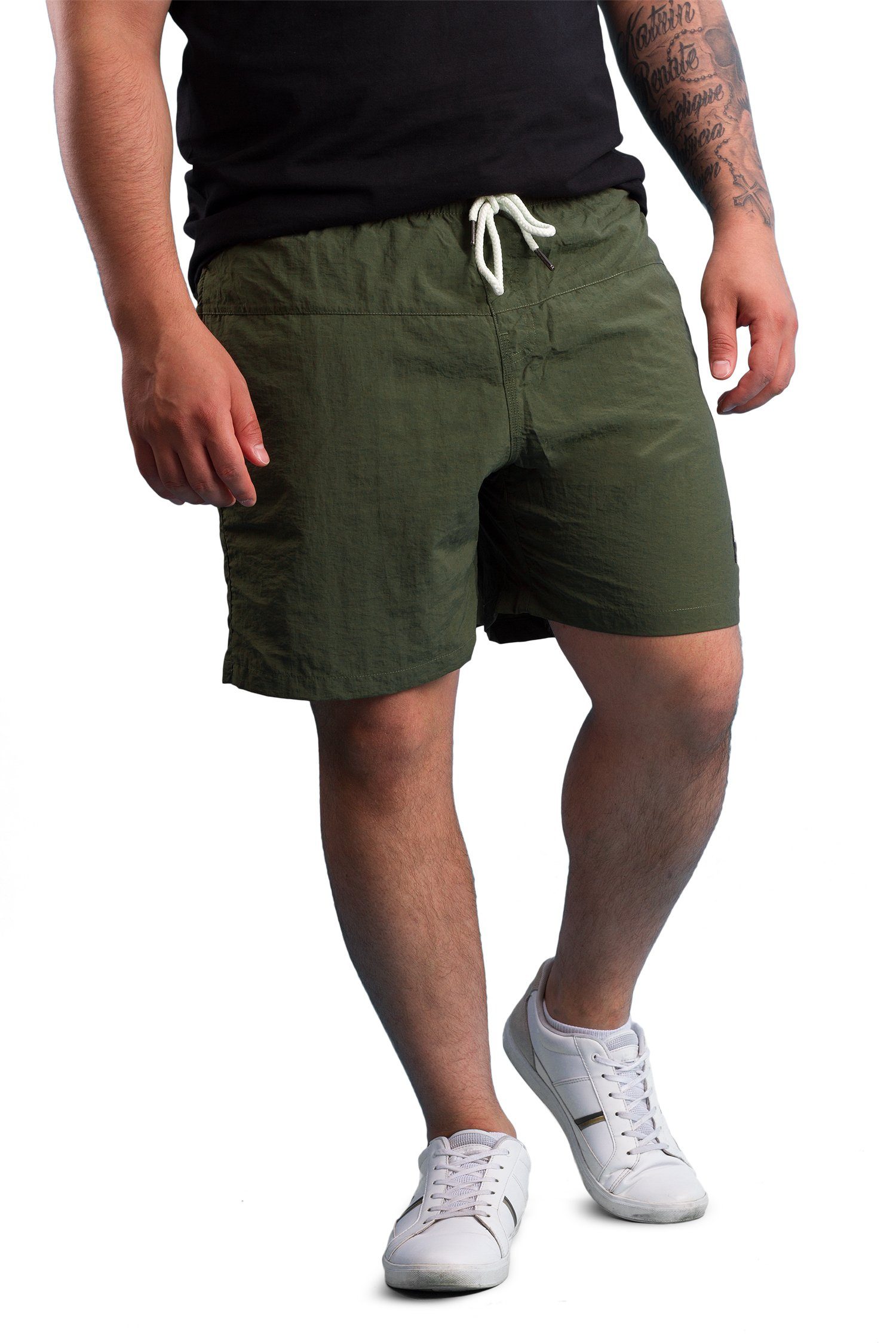 Manufaktur13 Badeshorts Swim Shorts - Badehosen Olive/Khaki schnelltrocknend