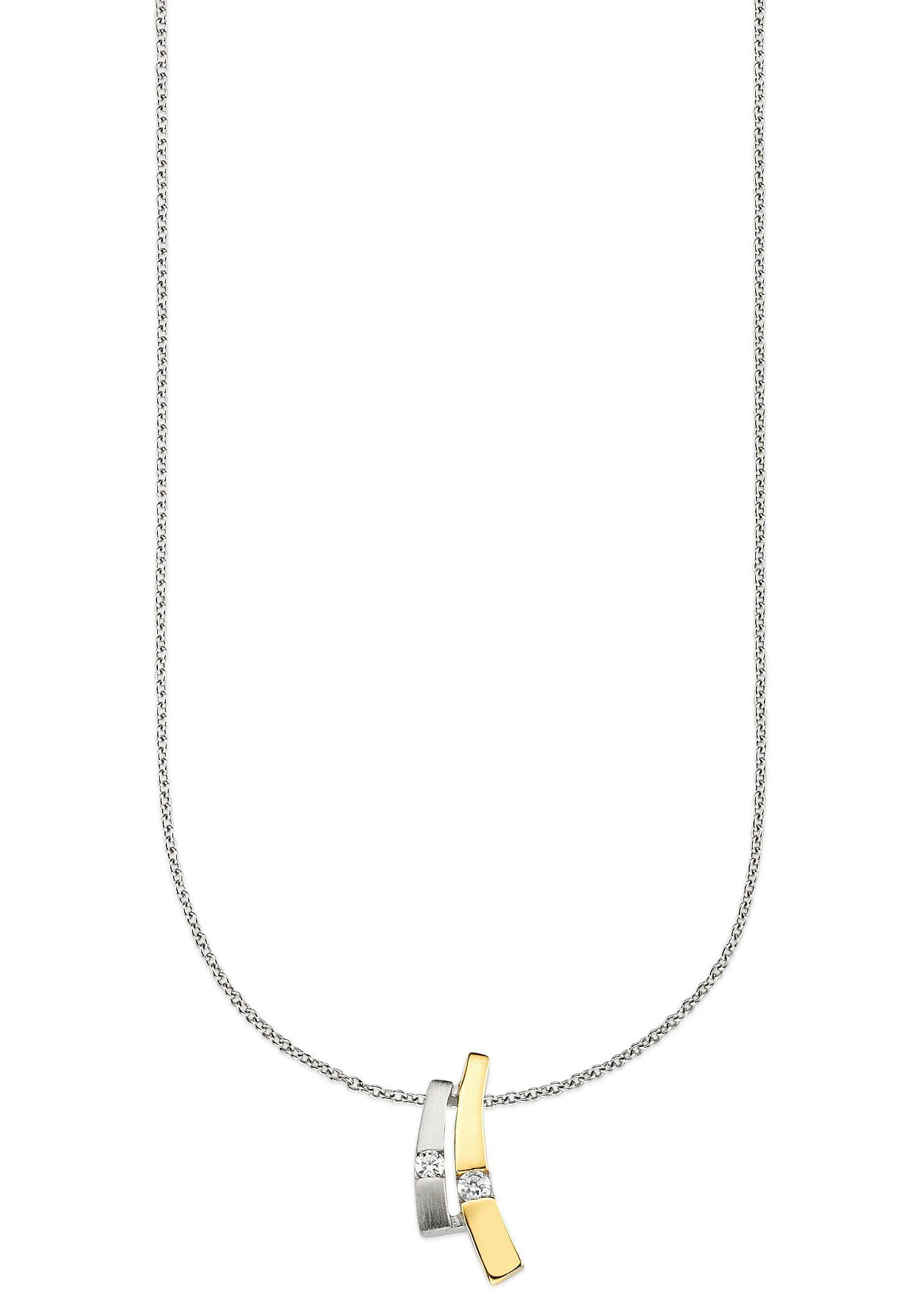 Kette mit Anhänger Schmuck Geschenk Silber 925 Halsschmuck Halskette Ankerkette