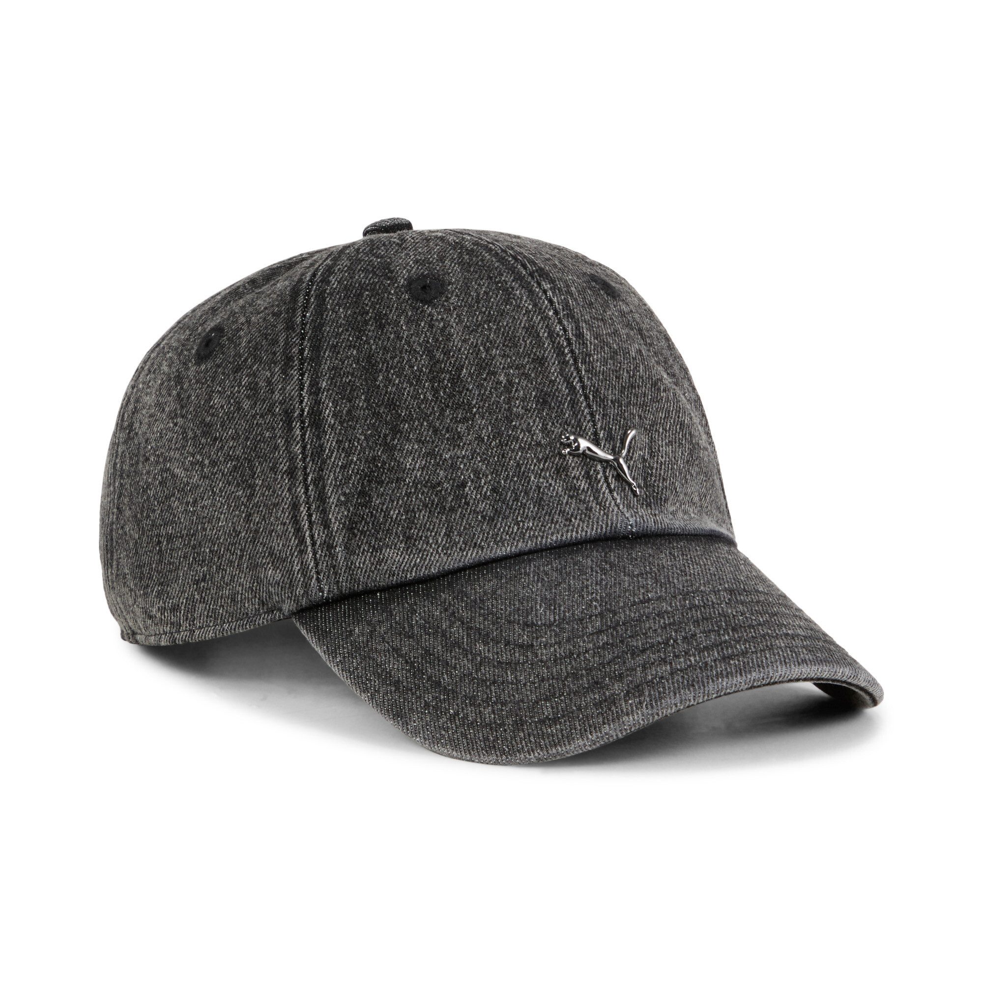 PUMA Baseball Cap WARDROBE ESS METAL DAD CAP lässiger Retro-Look, unstrukturierte Cap, lockere Passform