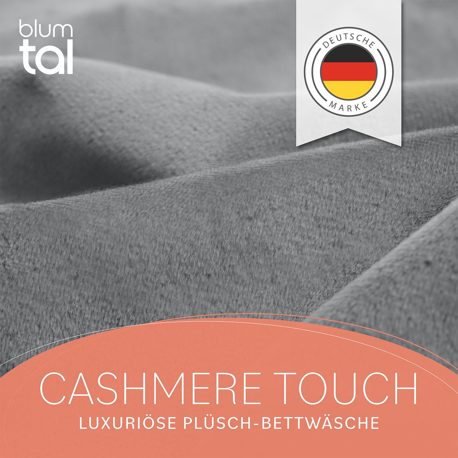 Blumtal Bettwäsche Cashmere-Touch Plüsch, warme Winterbettwäsche günstig online kaufen