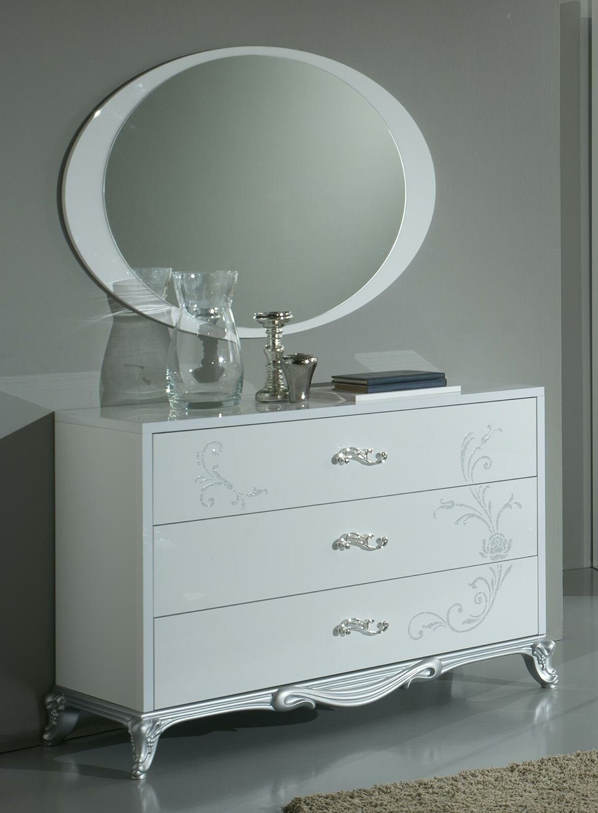 in Stil Made Schlafzimmer Europa Modern Spiegel), (1-St., Spiegel SOFORT JVmoebel Luxus Konsole Klassischer Spiegel