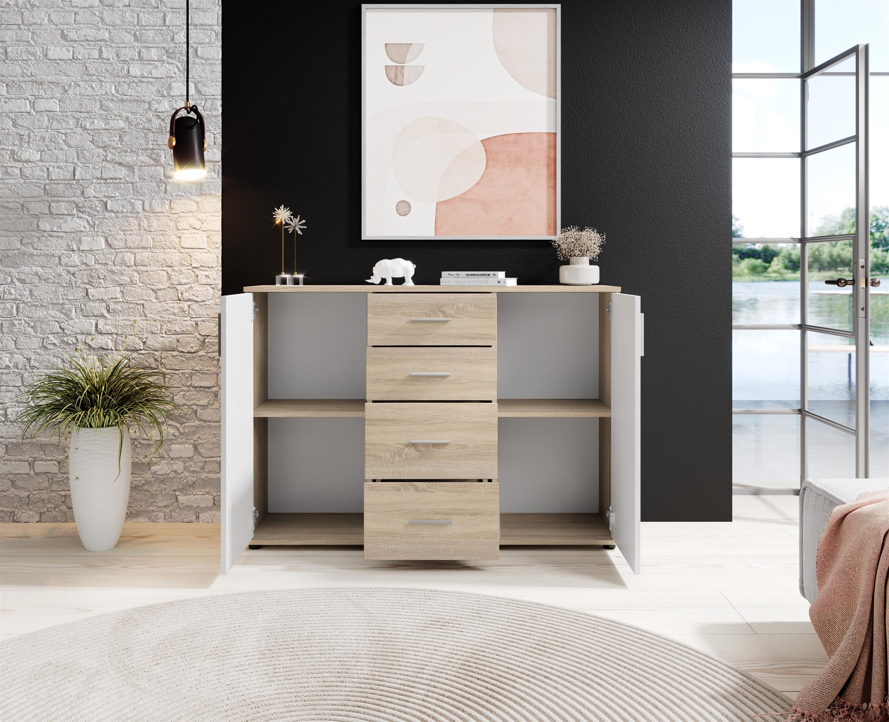 Bega Consult Kommode 120 x 82 x 35 cm (B/H/T)