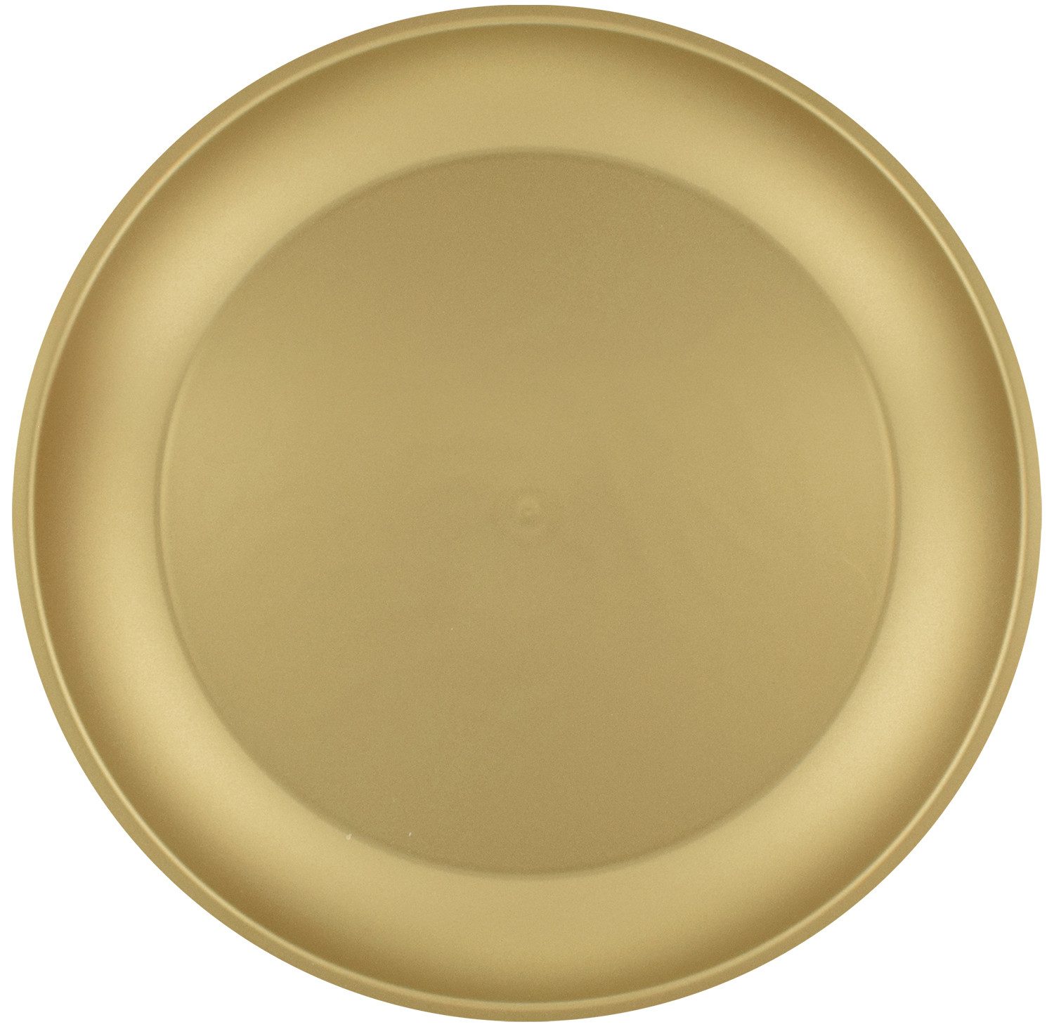 Hängedekoration Mehrweg Teller 21 cm, 4 Stück Gold