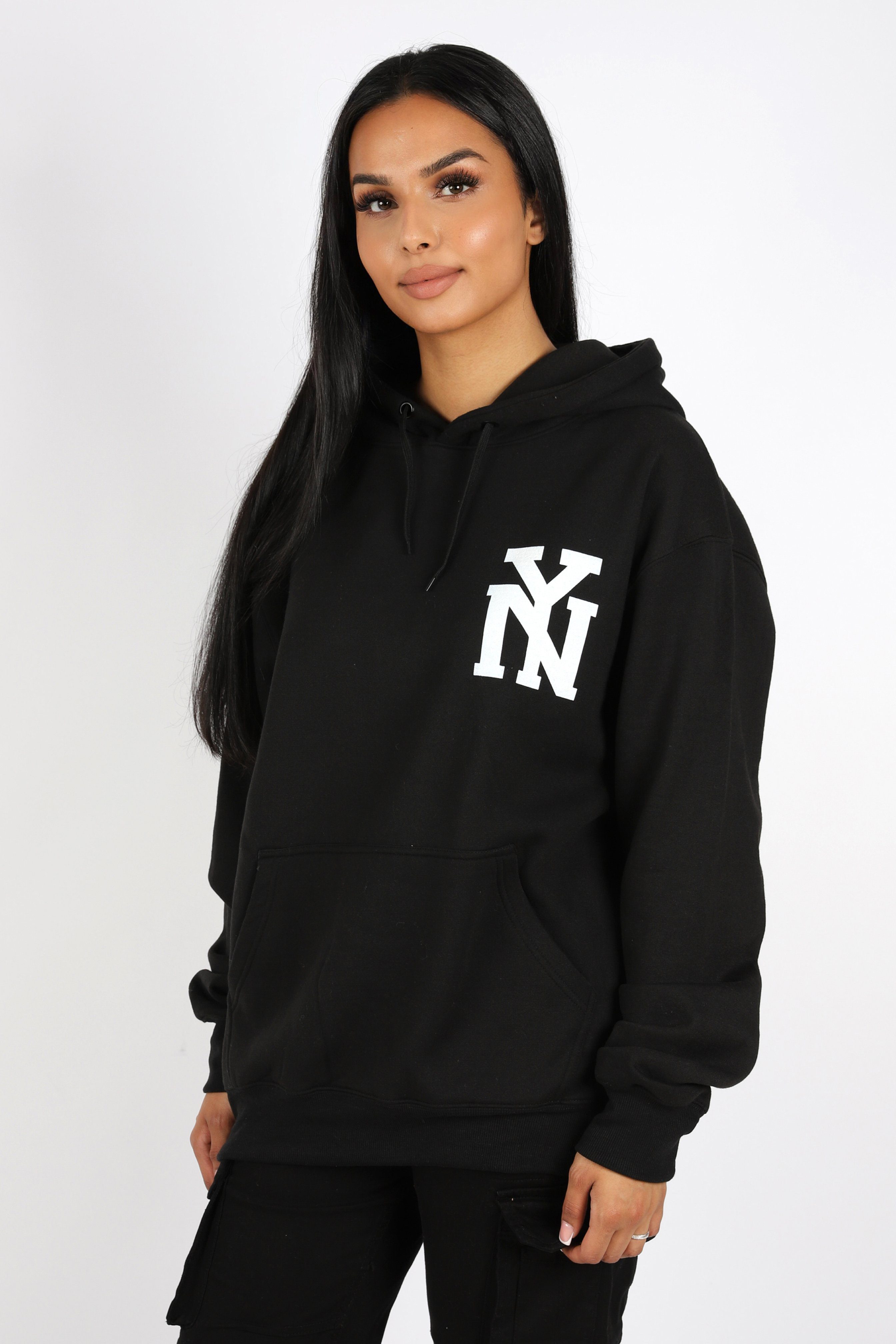 Worldclassca Hoodie Worldclassca Oversized NEW YORK Hoodie Print Kapuzenpul günstig online kaufen