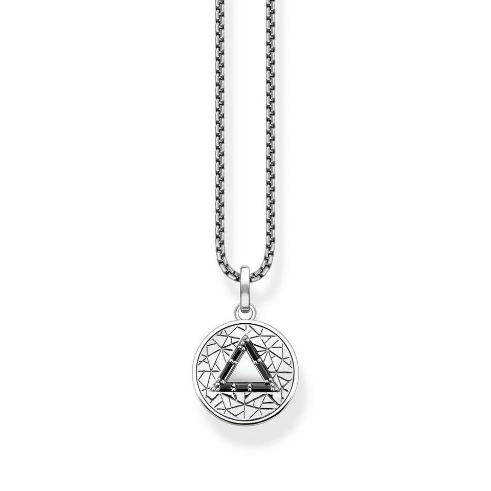 THOMAS SABO Kette mit Anhänger KE2152-051-11 Halskette Anhänger Herren  Elements of Nature Silber