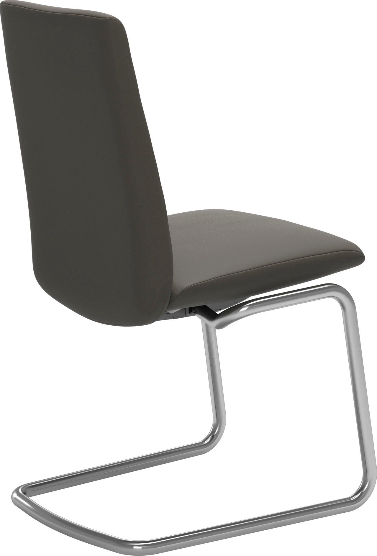 in glänzend mit Beinen aus M, Low Chrom Stressless® Back, Größe Polsterstuhl Laurel, Stahl