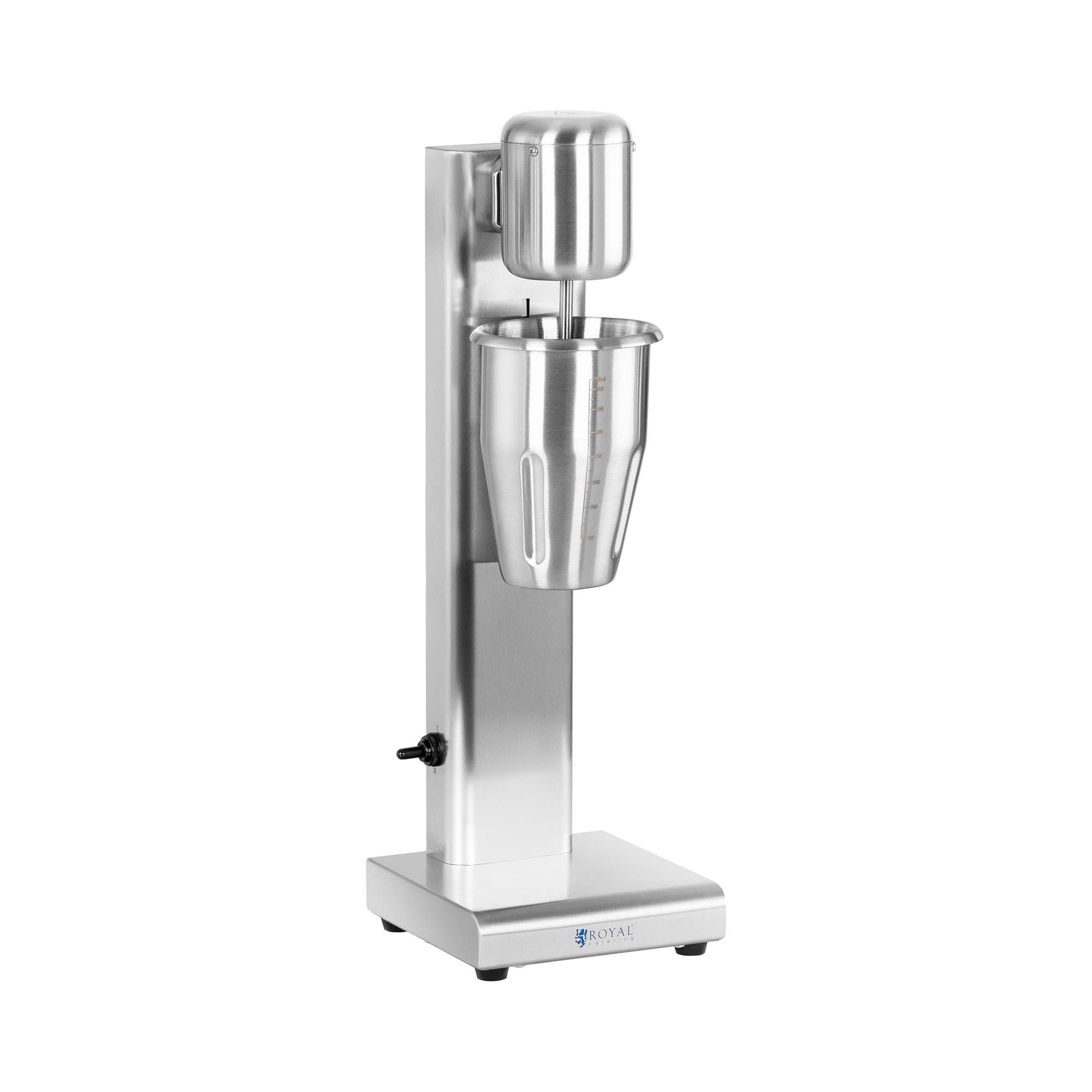 Royal Catering Cocktail Shaker Milchshaker 1 l 15.000 U/min Edelstahl Standmixer Hochleistungsmixer, Edelstahl, verschiedene Größen