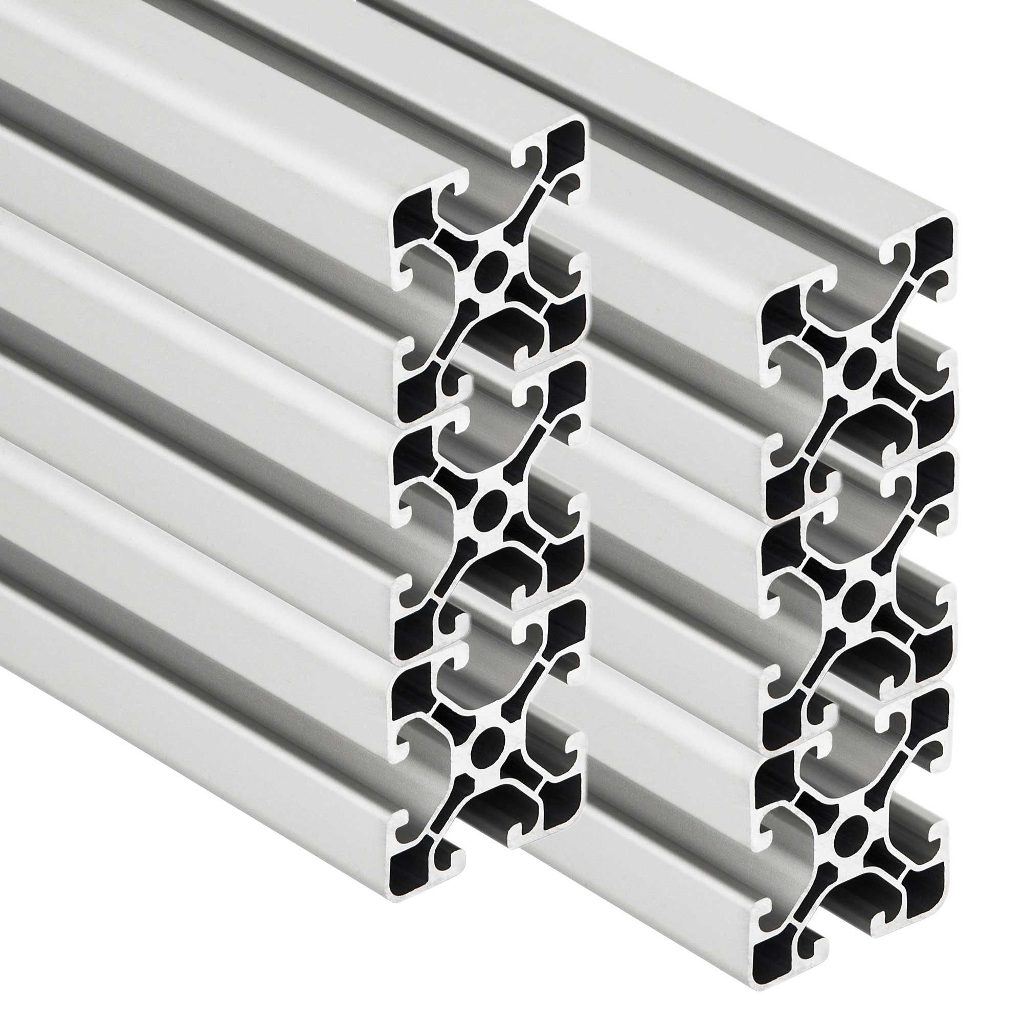 SCHMIDT systemprofile Profil 6x 2000mm Aluminium Profil 40x40mm Nut 8 eloxiert