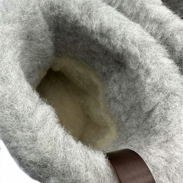 em-ka Hüttenschuhe Schurwolle Winter Warme Wollsocke Hausschuhe Hausschuh Hausschuh Schafwolle, Lammwolle, Damen, Herren, Naturprodukt, Hausstiefel, Füßwärmer