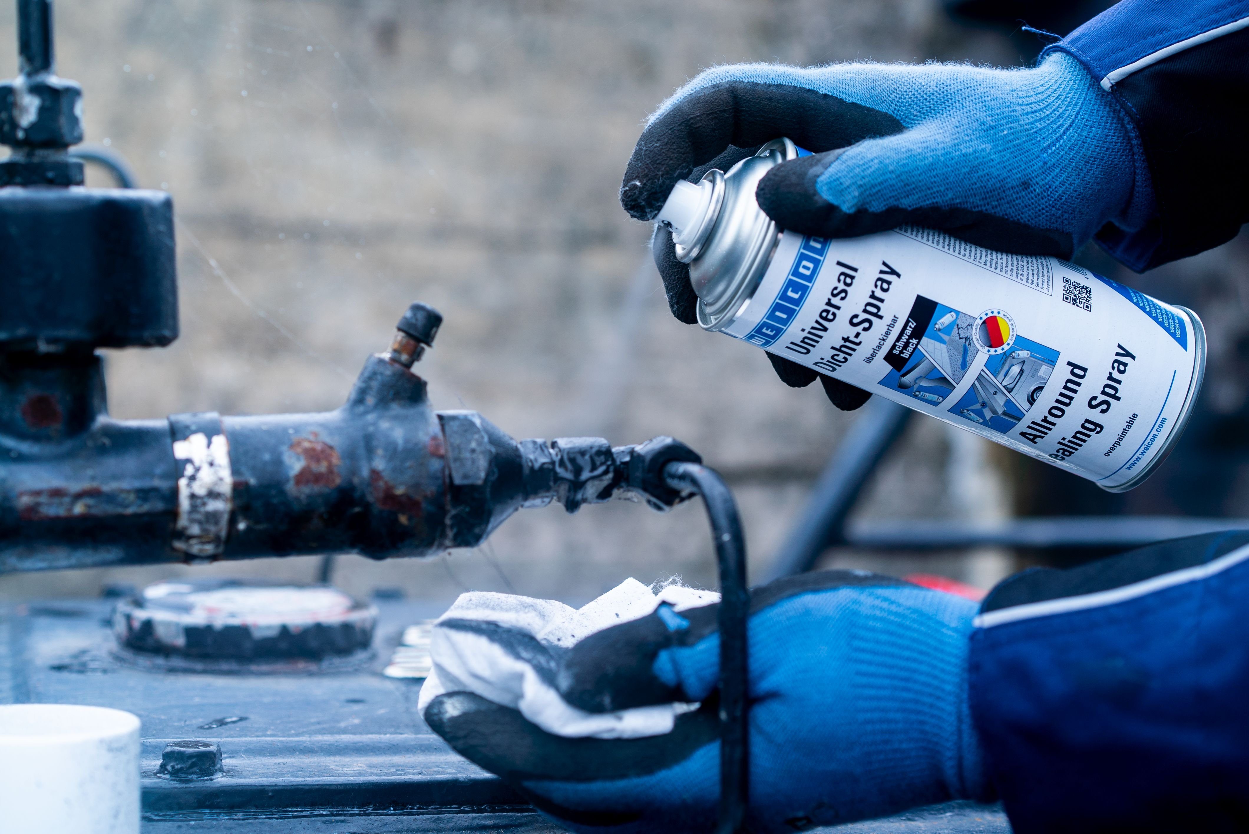 WEICON Dichtstoff Universal Dicht-Spray, sprühbarer Kunststoff günstig online kaufen