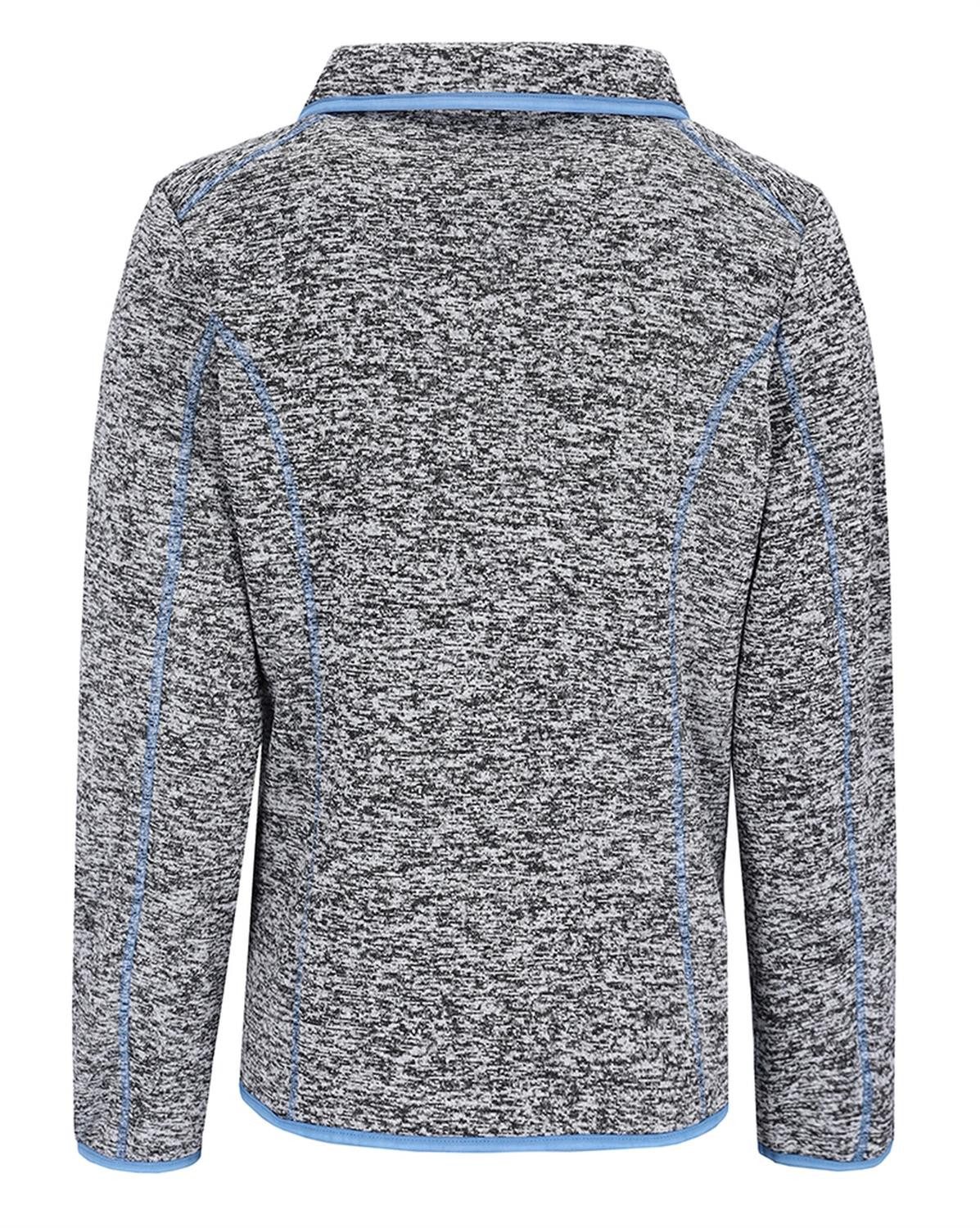 Hajo Strickjacke Strickfleece Jacke Mouliné Optik