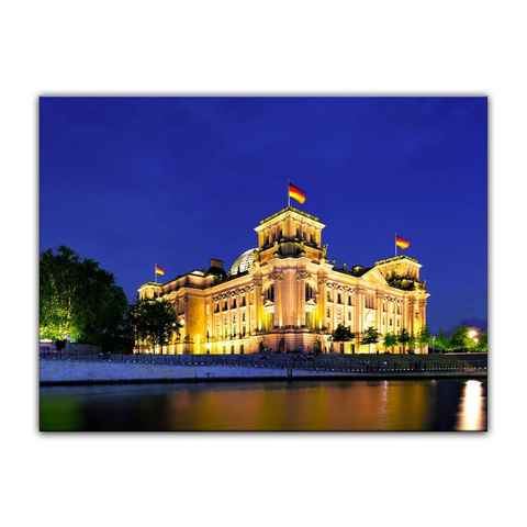 Bilderdepot24 Leinwandbild Reichstag - Berlin, Städte